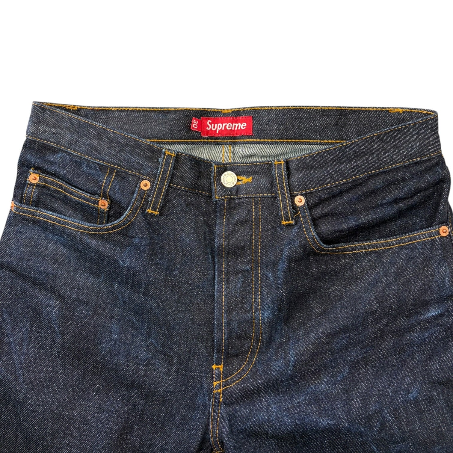Supreme Rigid Slim Demim Jeans Dark Wash