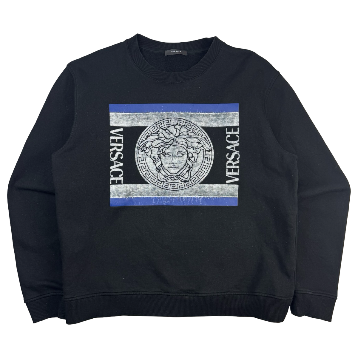 Versace Medusa Logo Crewneck Black