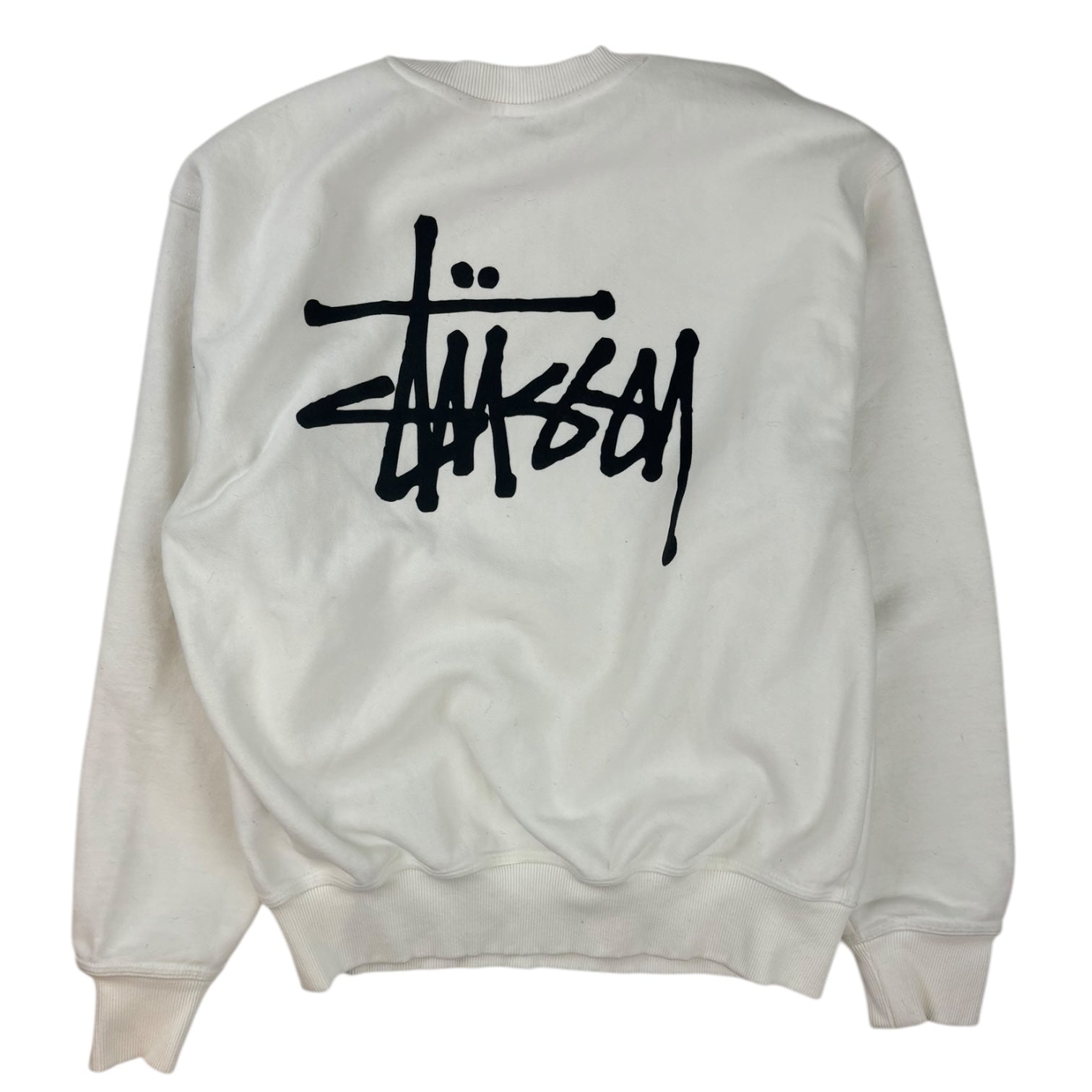 Stussy Basic Crewneck White