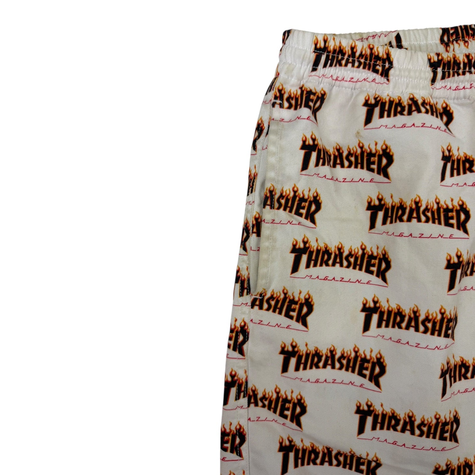 Supreme x Thrasher Skate Shorts White