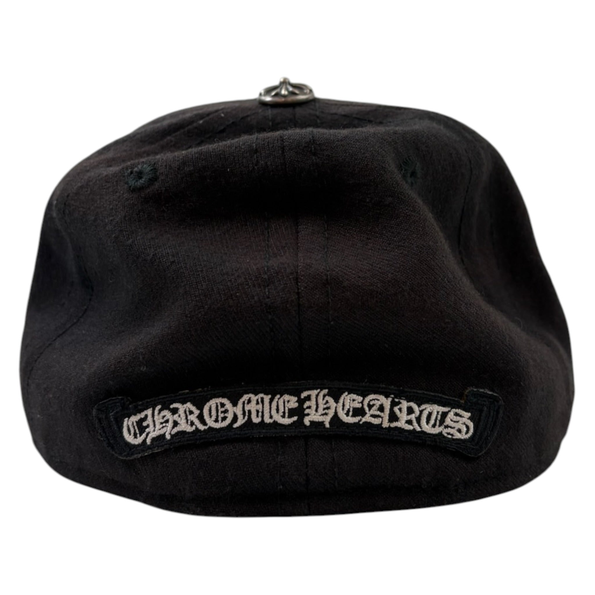 Chrome Hearts Logo Fitted Cap Black