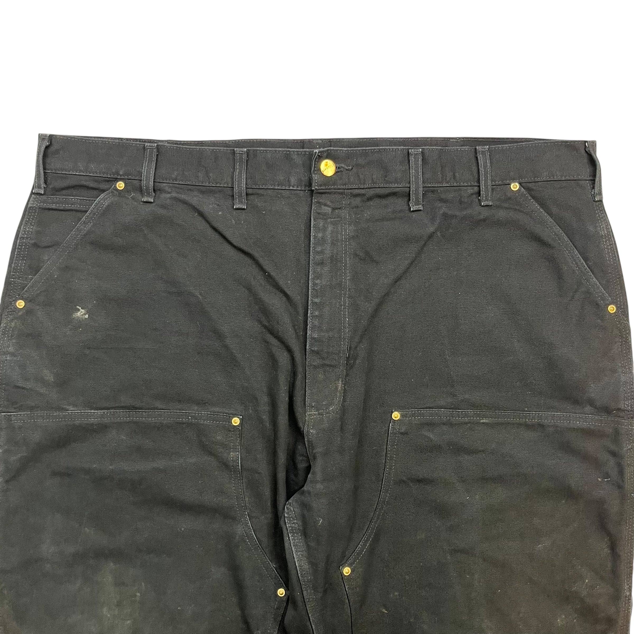 Vintage Carhartt Double Knee Denim Pants Black