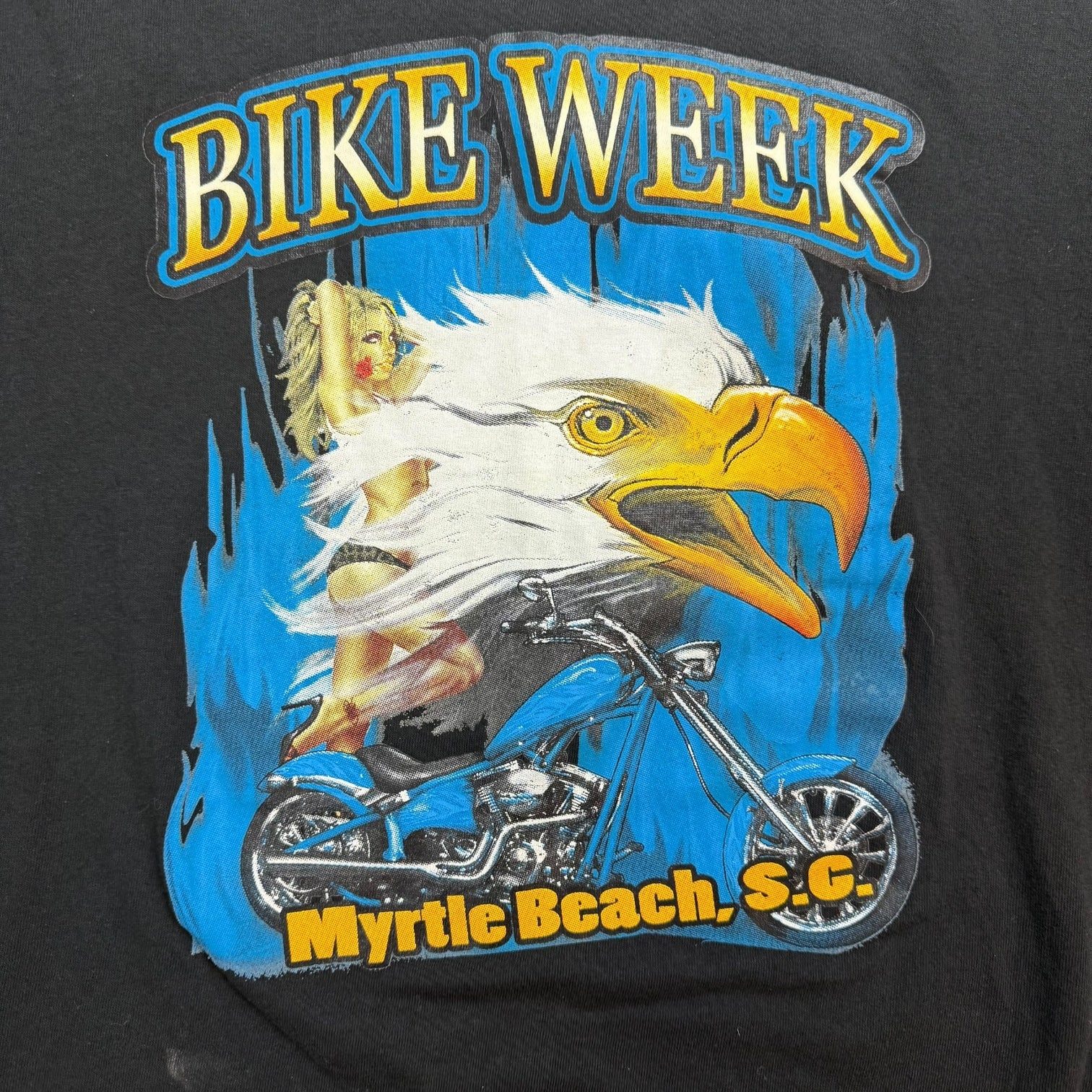 Vintage Myrtle Beach Bike Week Tee Black