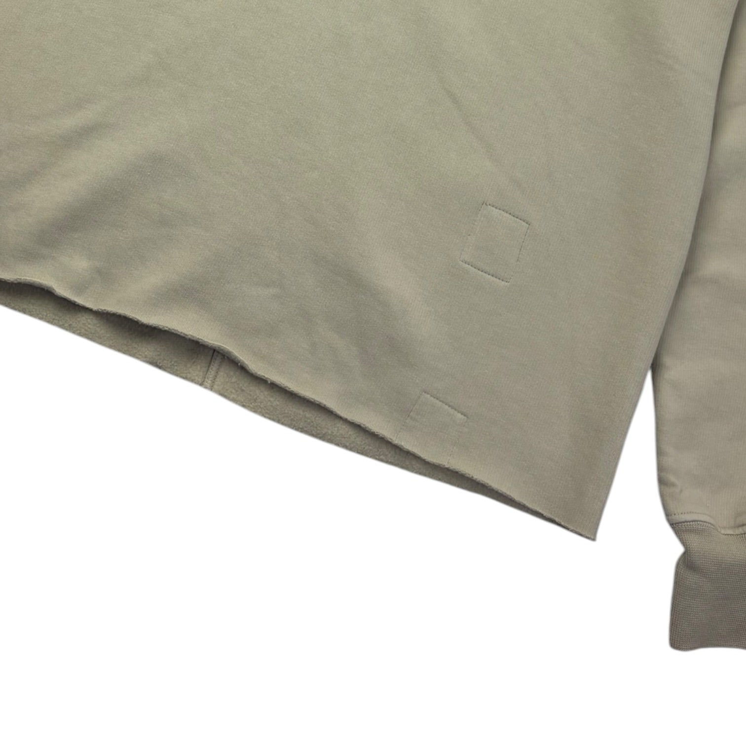 Rick Owens DRKSDW Pull Over Hoodie Cream