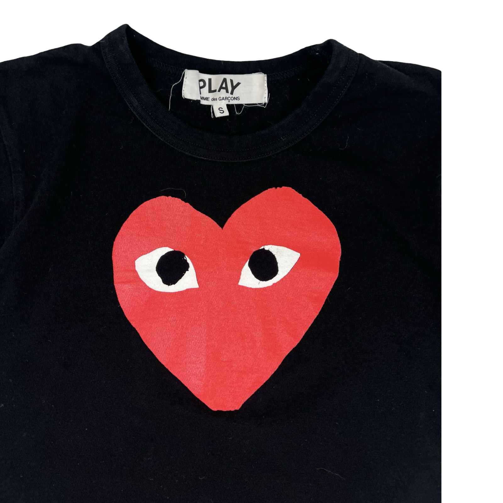 (W) Comme Des Garçon PLAY T-shirt Black