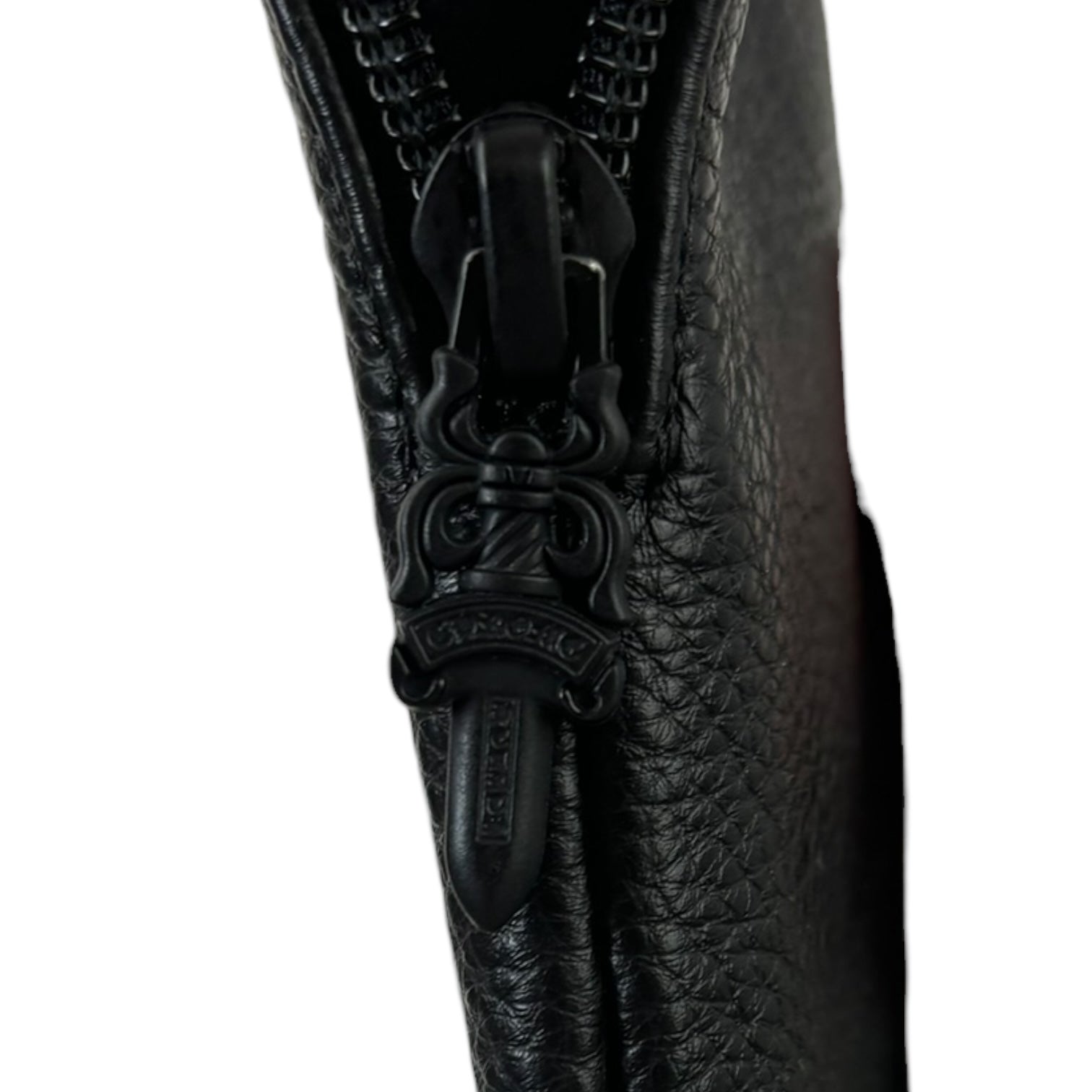 Chrome Hearts Leather Sunglasses Case Black