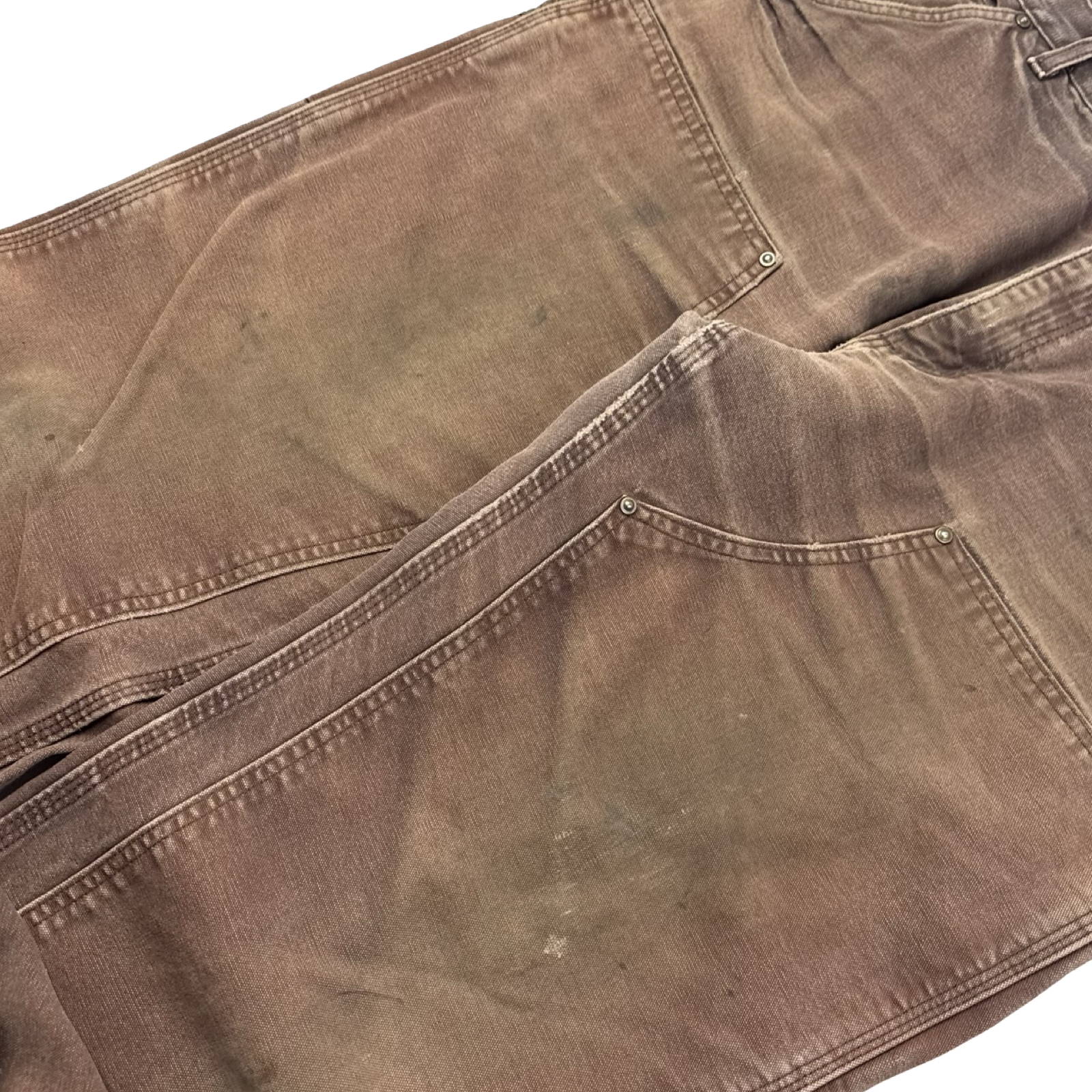 Faded Light Brown Carhartt Double Knee Bottoms