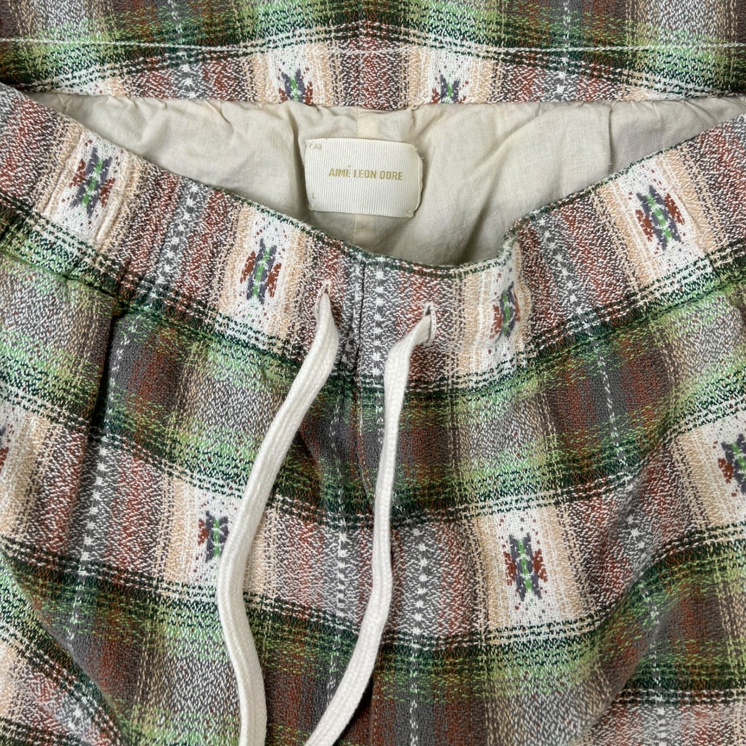 Aime Leon Dore Patterned Leisure Short Ikat Plaid