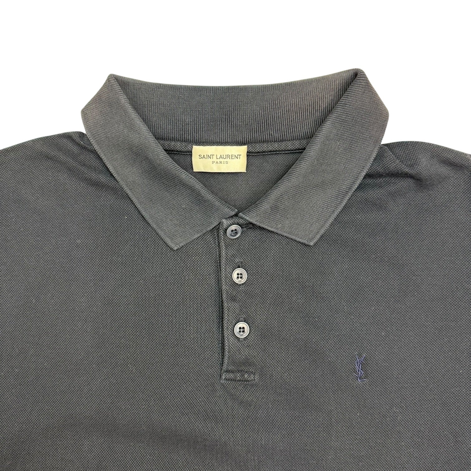 Yves Saint Laurent Polo Shirt Navy Blue