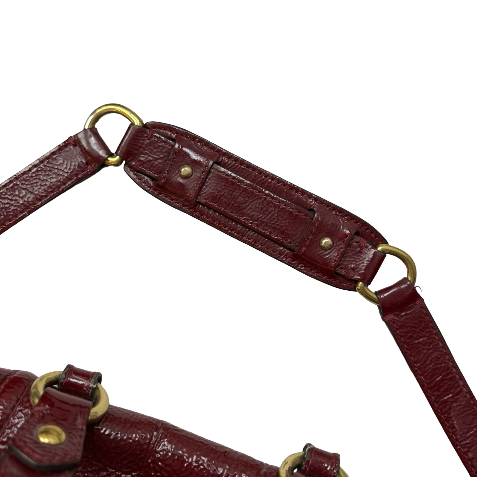 (W) Vintage Coach Ashley Satchel Red