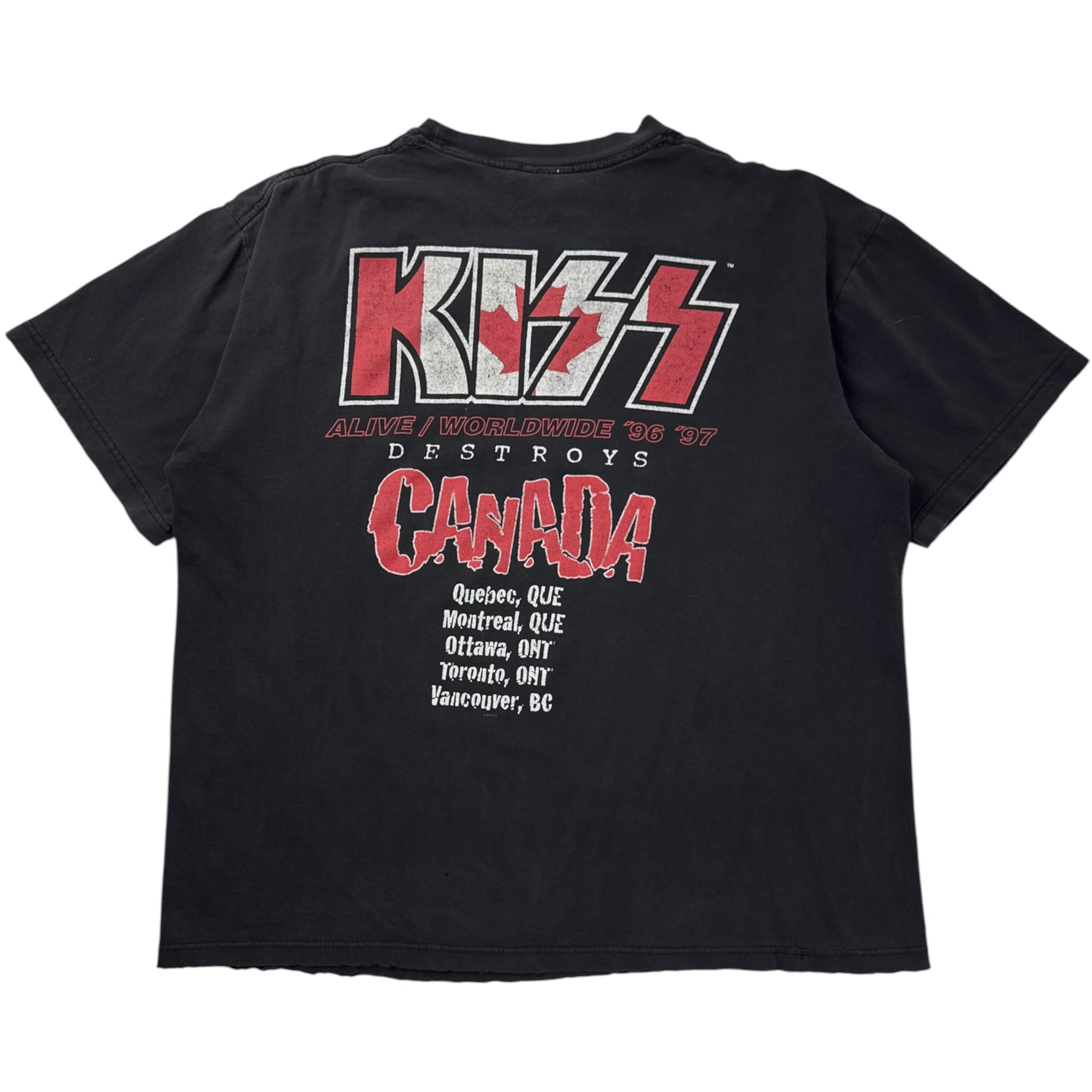 1997 Kiss 'Alive/Worldwide' Canada Tour T-Shirt