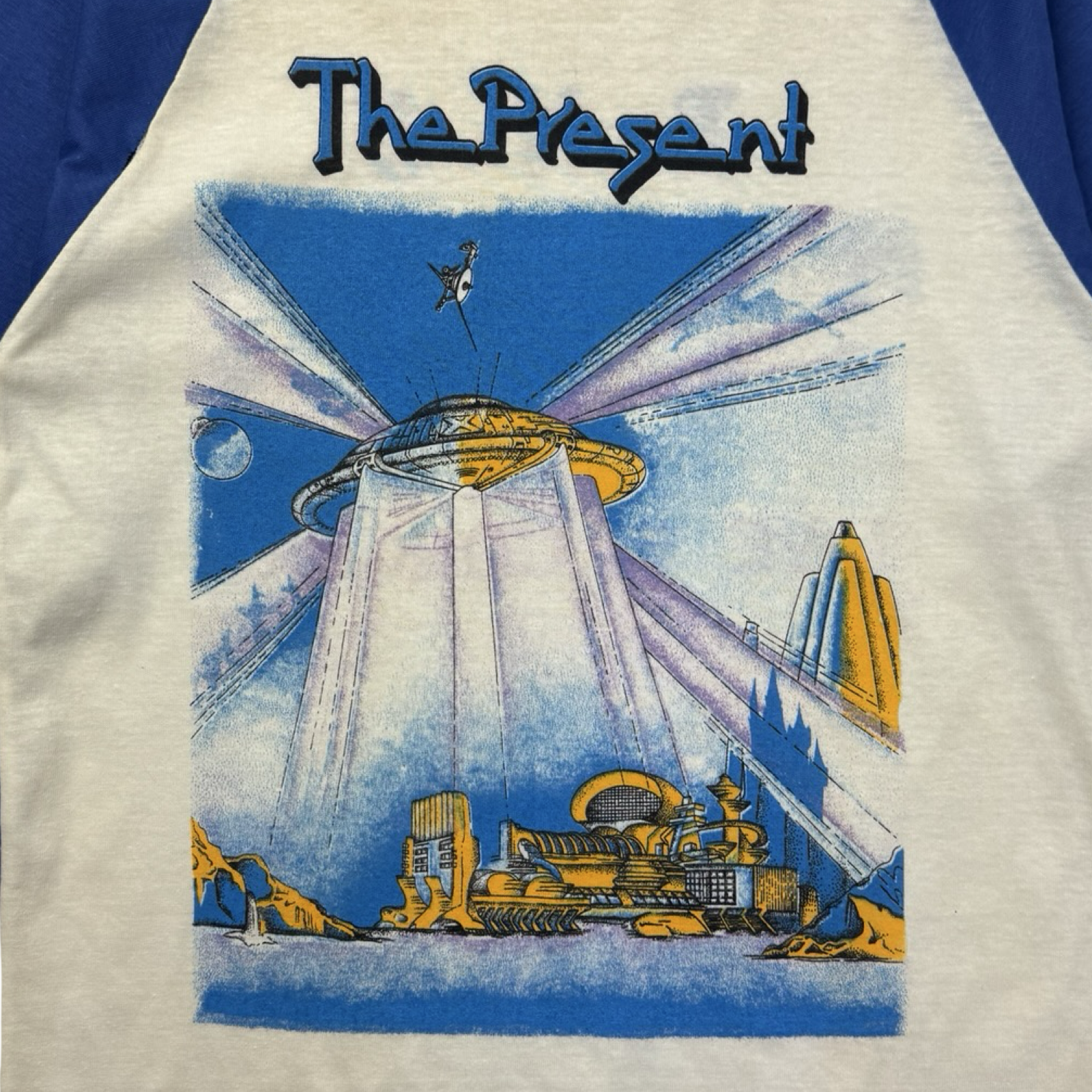 Vintage The Moody Blues ‘The Present’ S/S Raglan Band T-Shirt