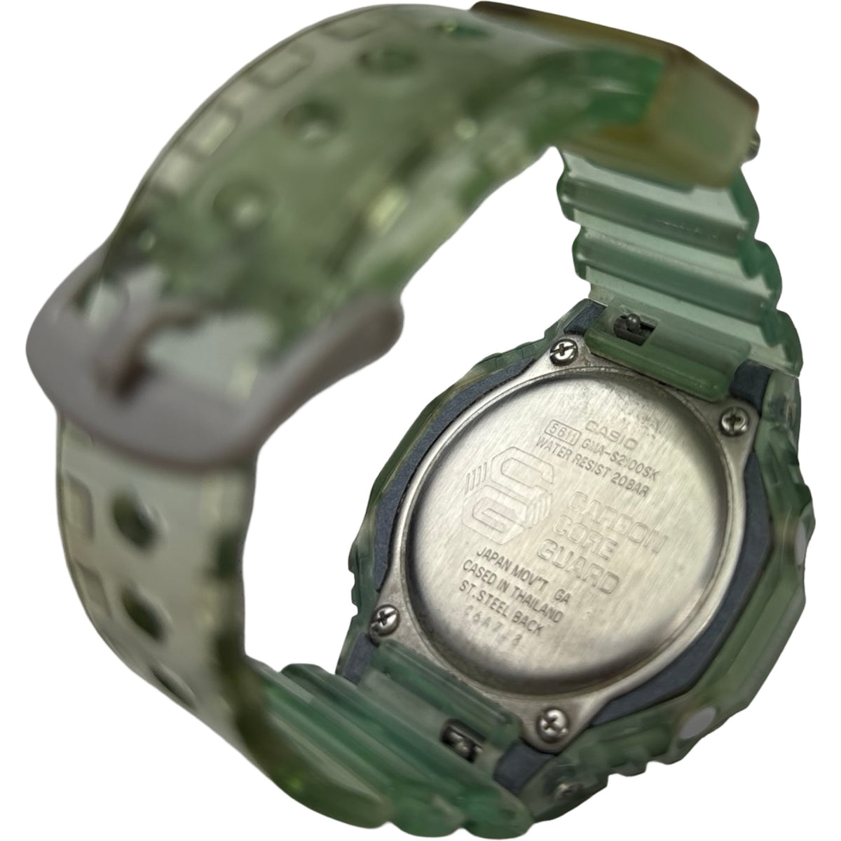 Casio G-Shock GMA S2100SK-2A Translucent Mint Green Watch
