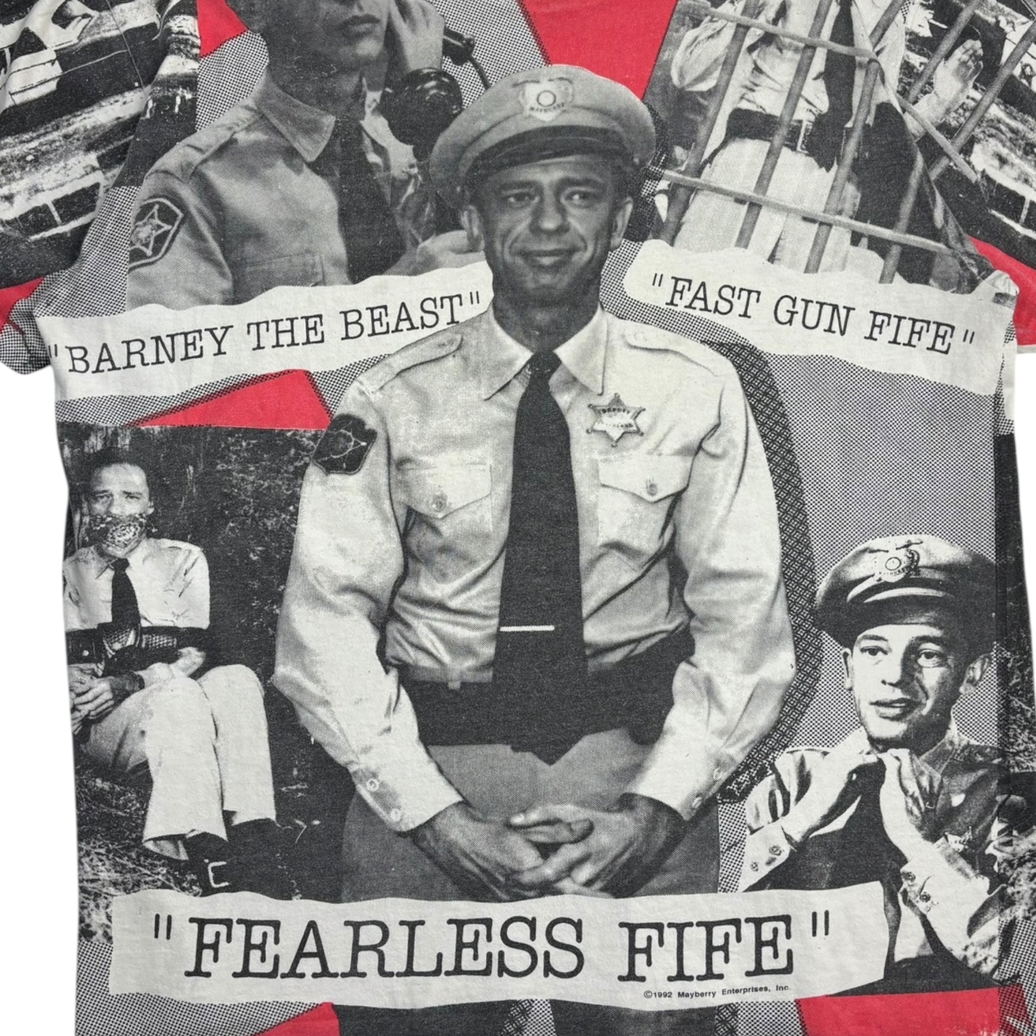 Vintage Andy Griffith Show Barney The Beast “Fearless Fife” T-Shirt