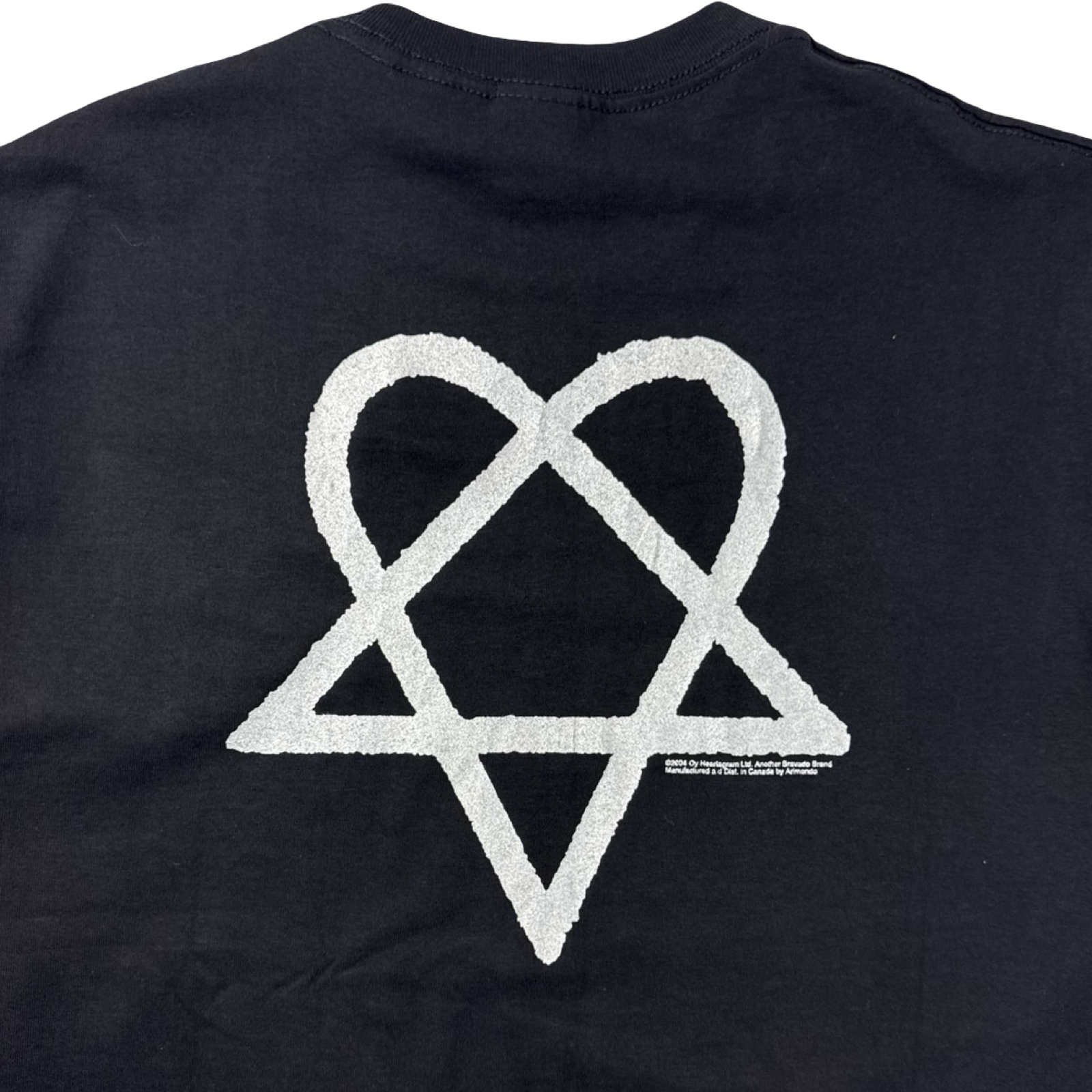 2005 HIM Heartagram Logo Band T-Shirt