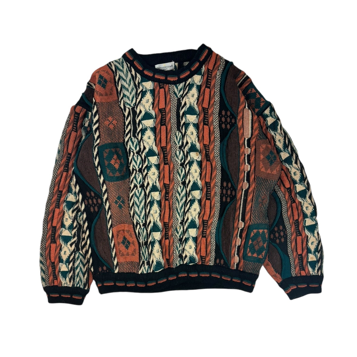 Vintage Giovanni Uomo 3D Knit Sweater