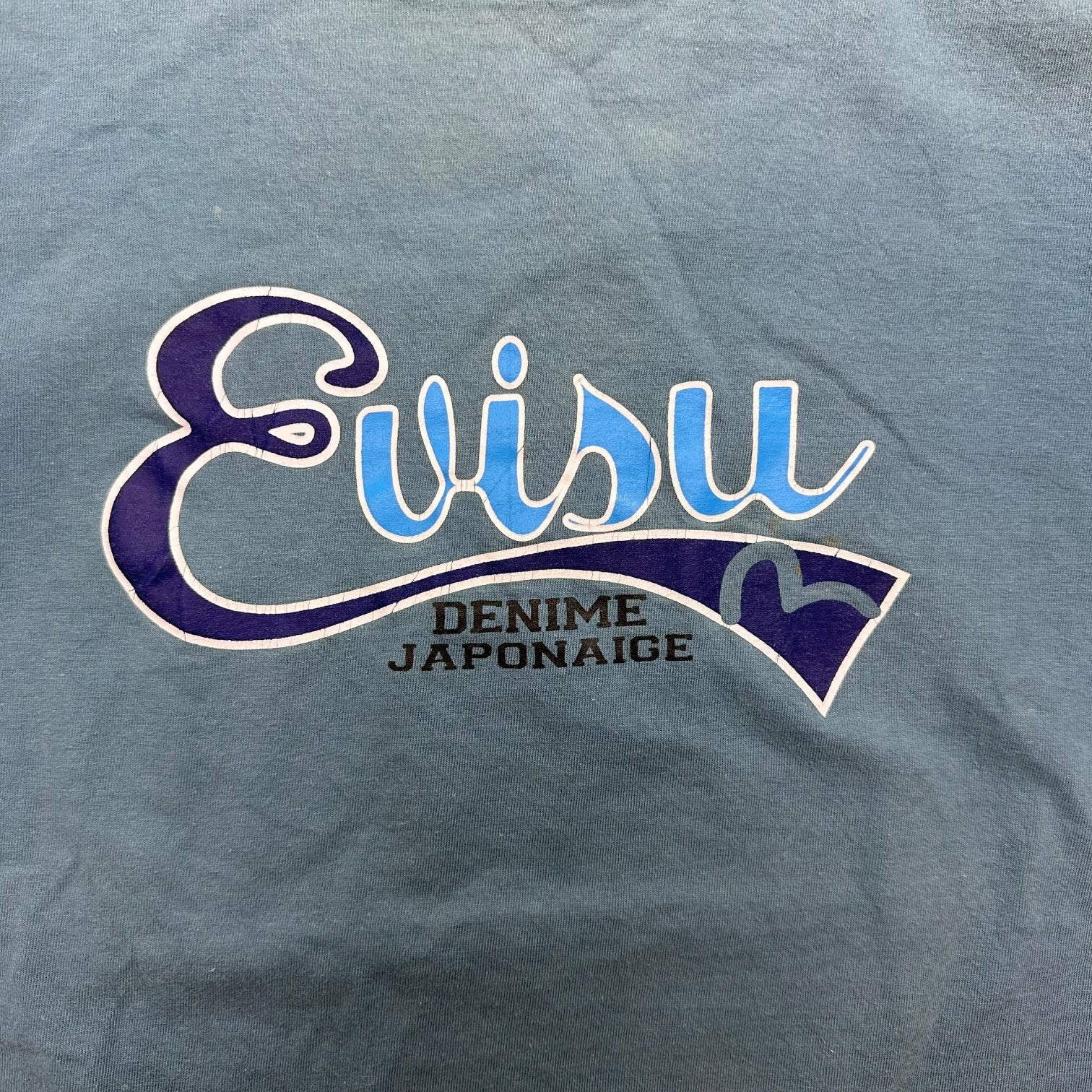 Vintage Evisu Denime Japonaige Tee Teal