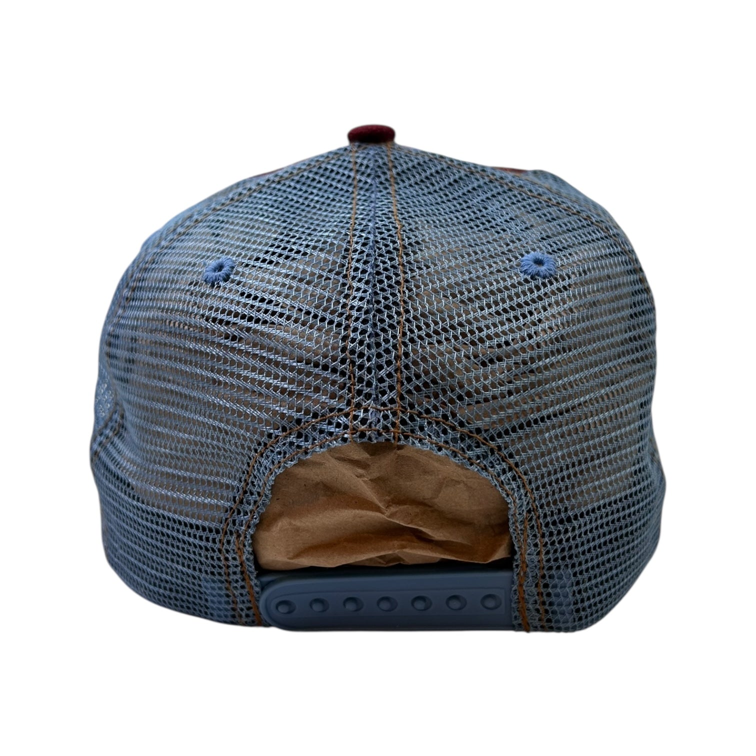 Vintage Y2K Von Dutch SnapBack Hat Burgundy/Blue