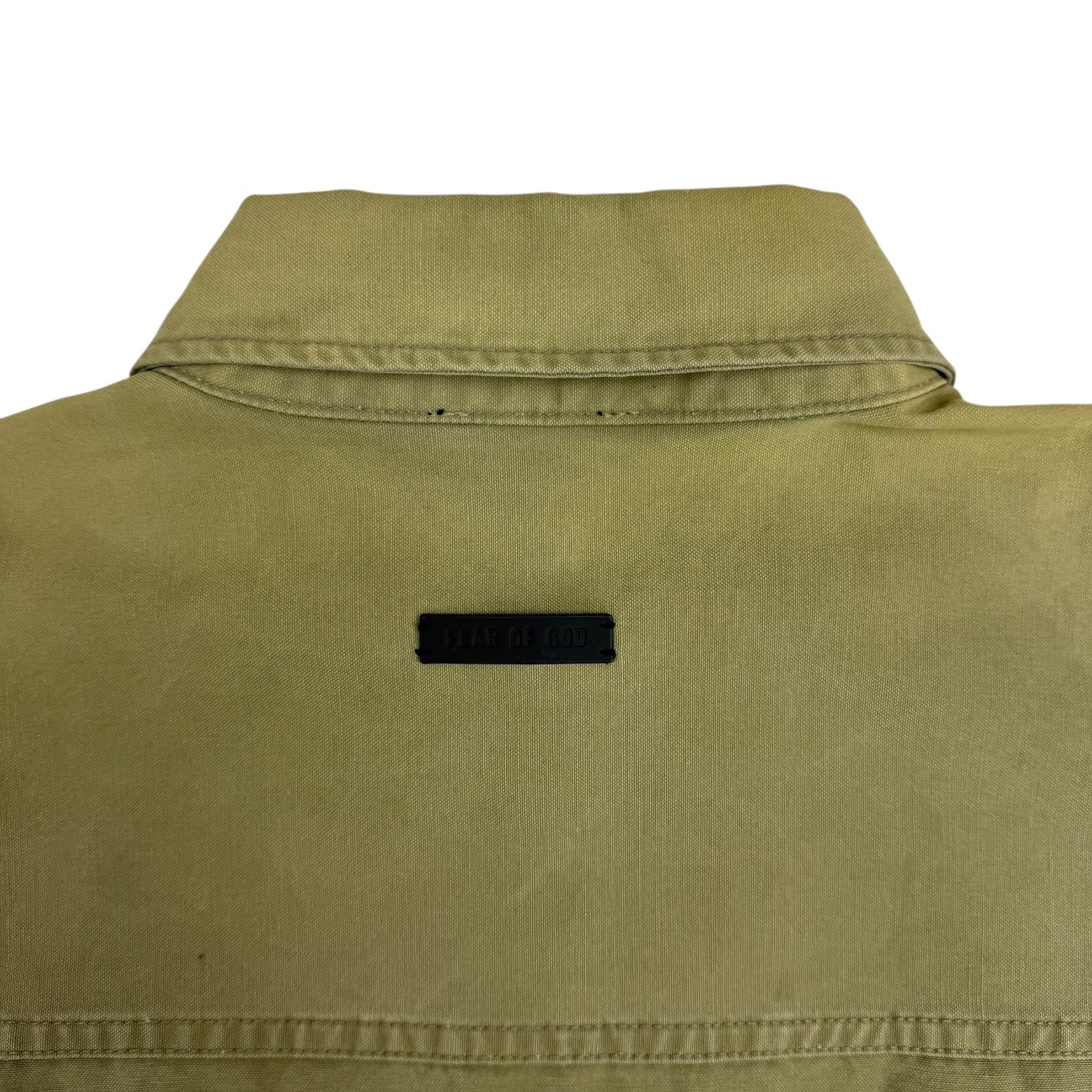 Fear Of God Seventh Collection Military Canvas Pullover Shirt Green