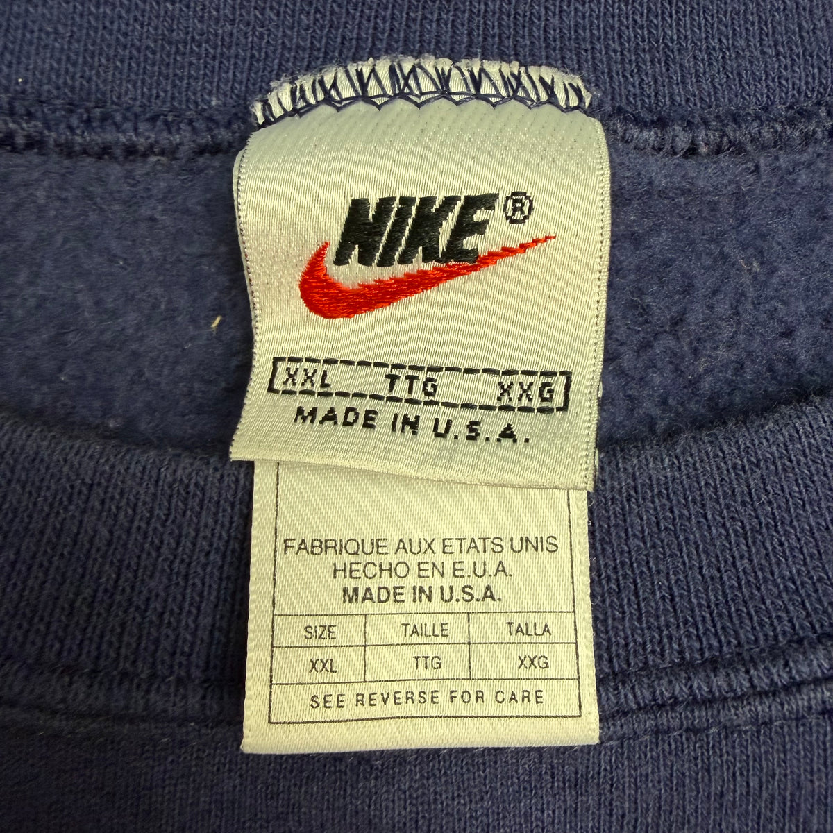 Vintage Nike Mini Swoosh Crewneck Navy