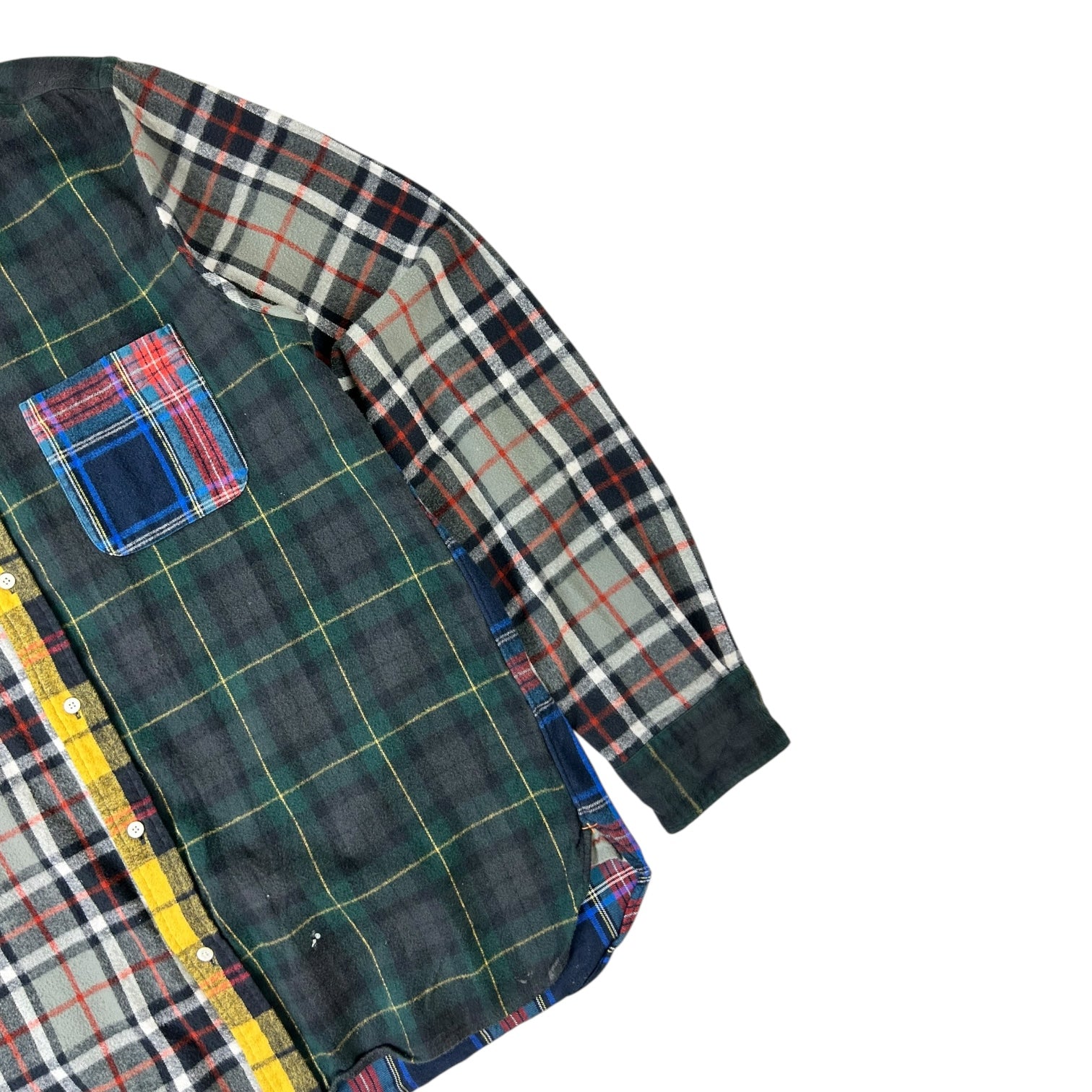 Beams Plus B.D. Panel Shaggy Nel Shirt