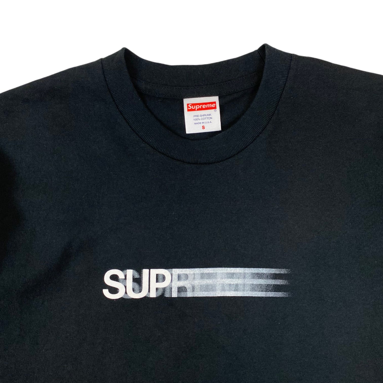 Supreme Motion Logo T-Shirt Black