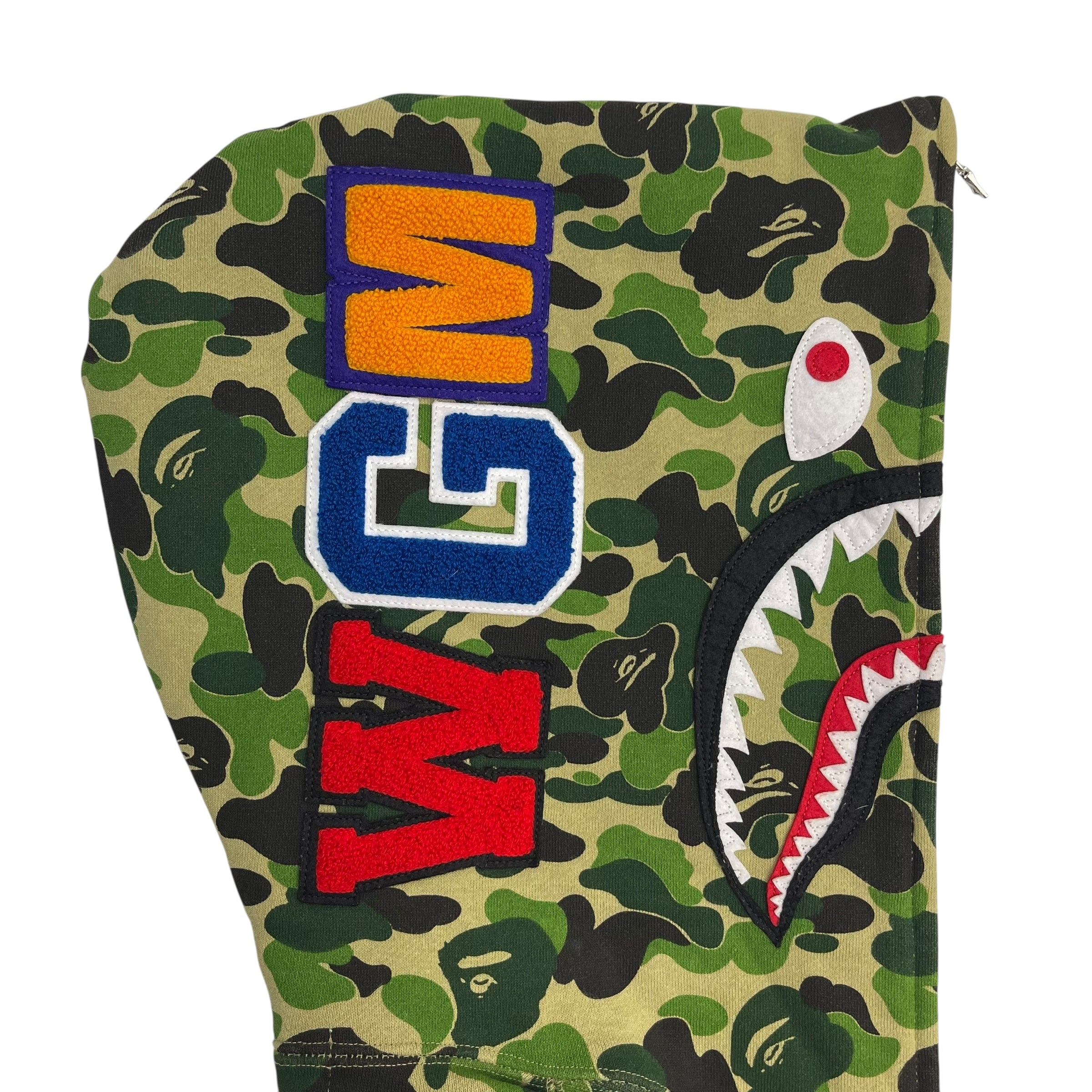 A Bathing Ape Made In Japan WGM Shark Full Zip Hoodie