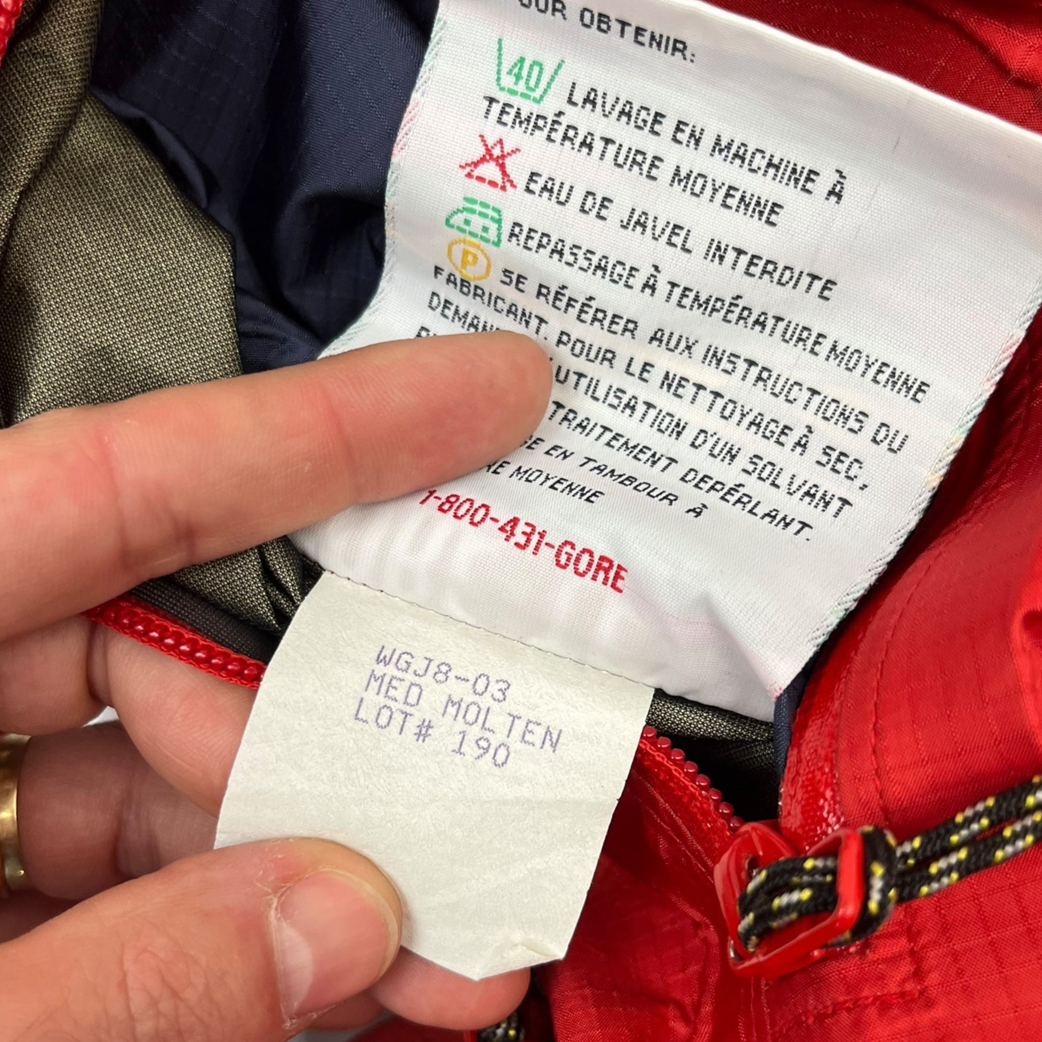 1998 Arc'Teryx Theta AR Jacket Molten Red