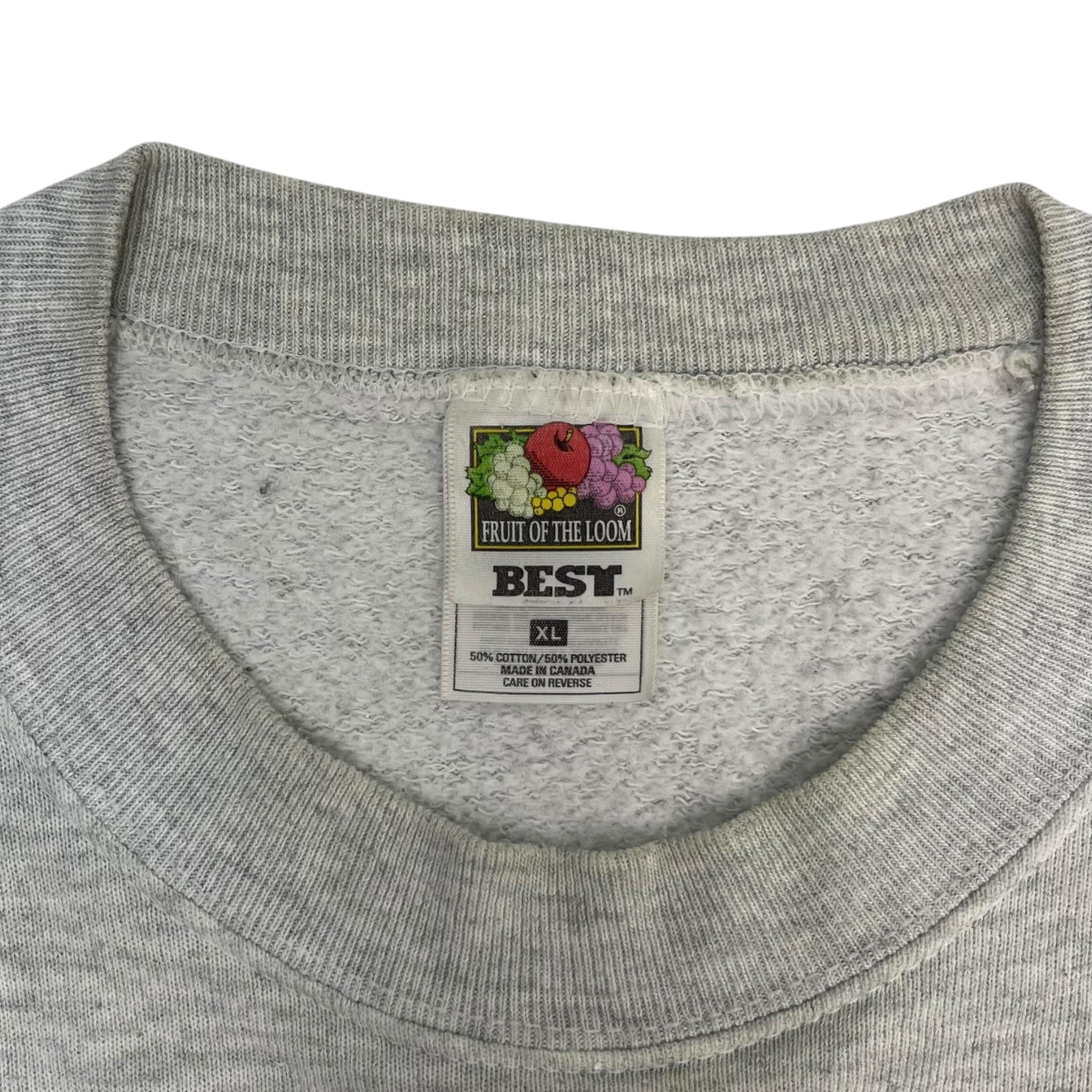 Vintage Nissan Embroidered Logo Sweatshirt Grey