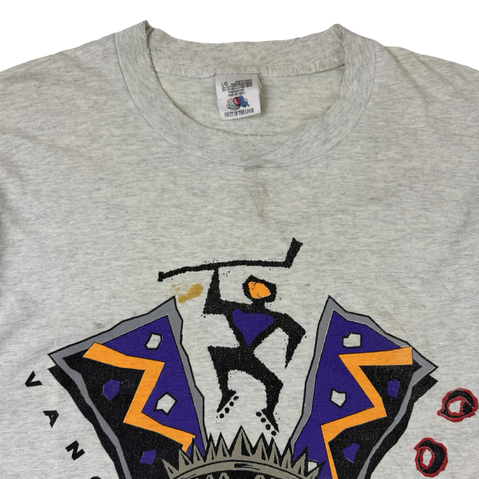 Vintage 1990s Vancouver VooDoo T-Shirt Grey