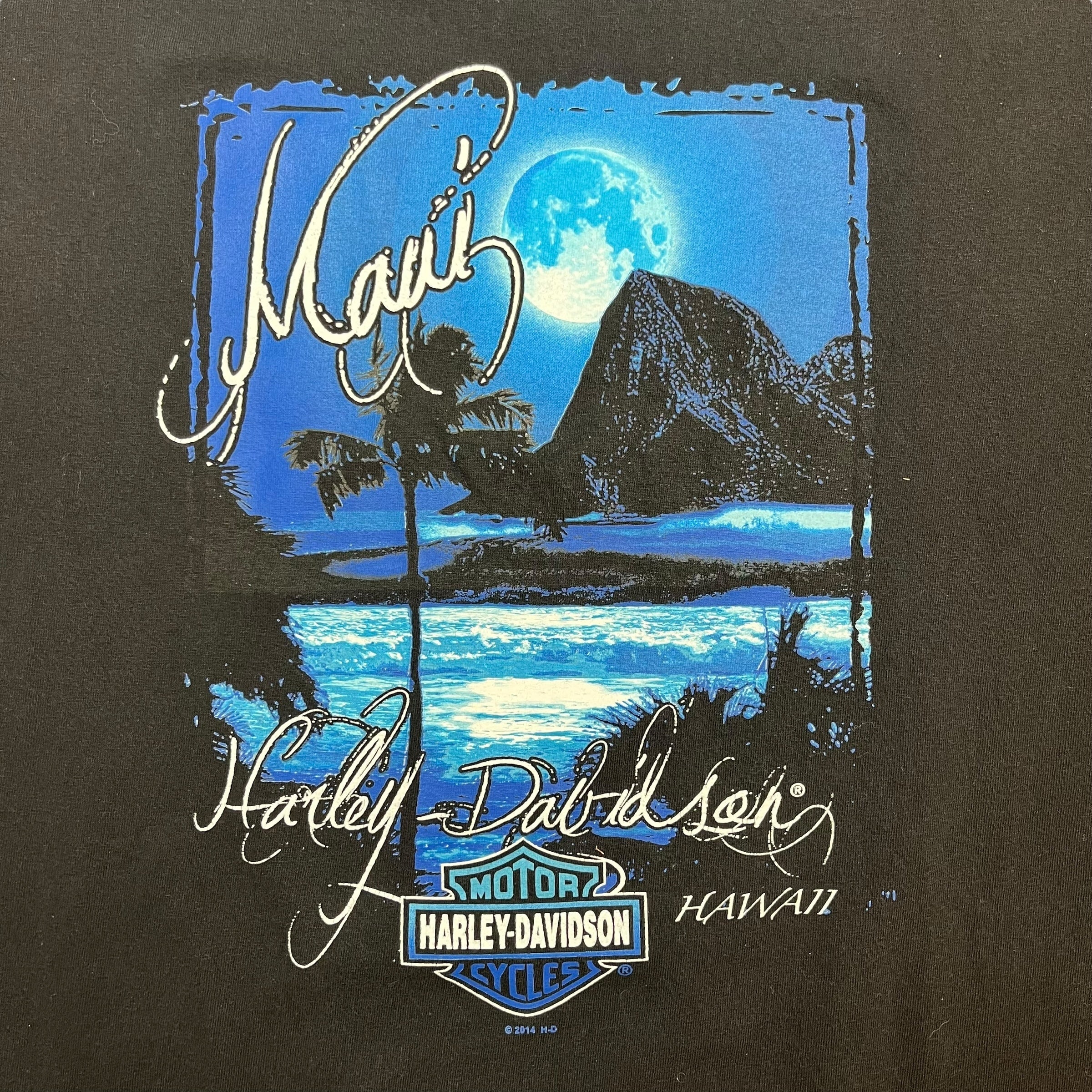 2014 Harley-Davidson Maui Hawaii Tee Black