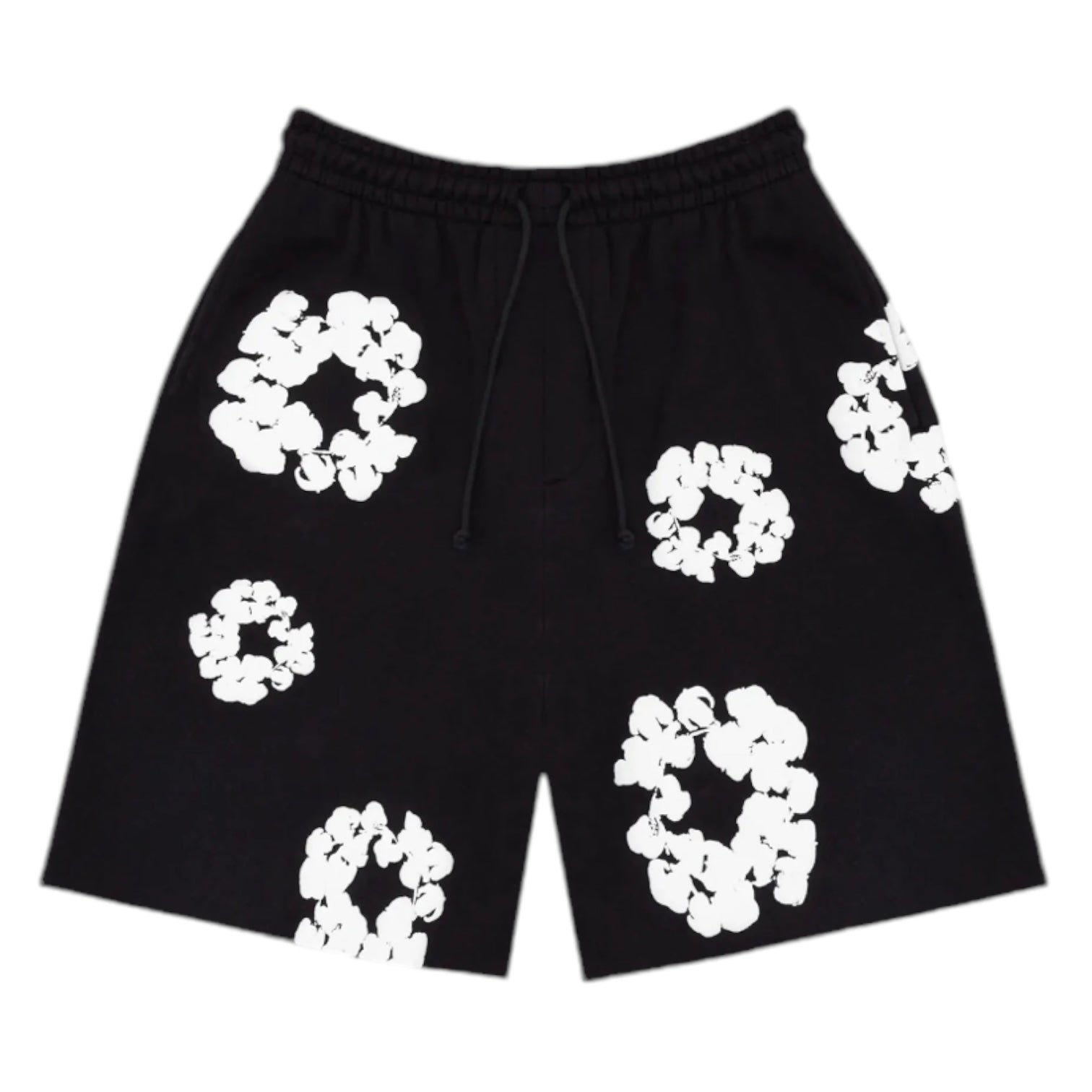 Denim Tears Cotton Wreath Sweatshorts Black