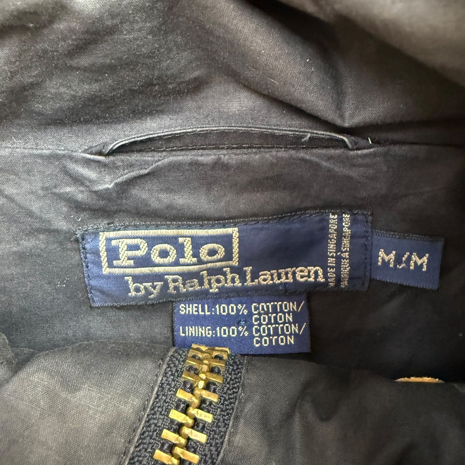 Vintage Ralph Lauren Polo Parka Navy Blue