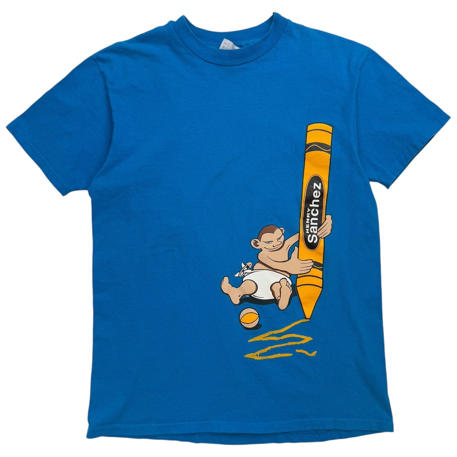 Vintage Henry Sanchez Crayon Tee Blue