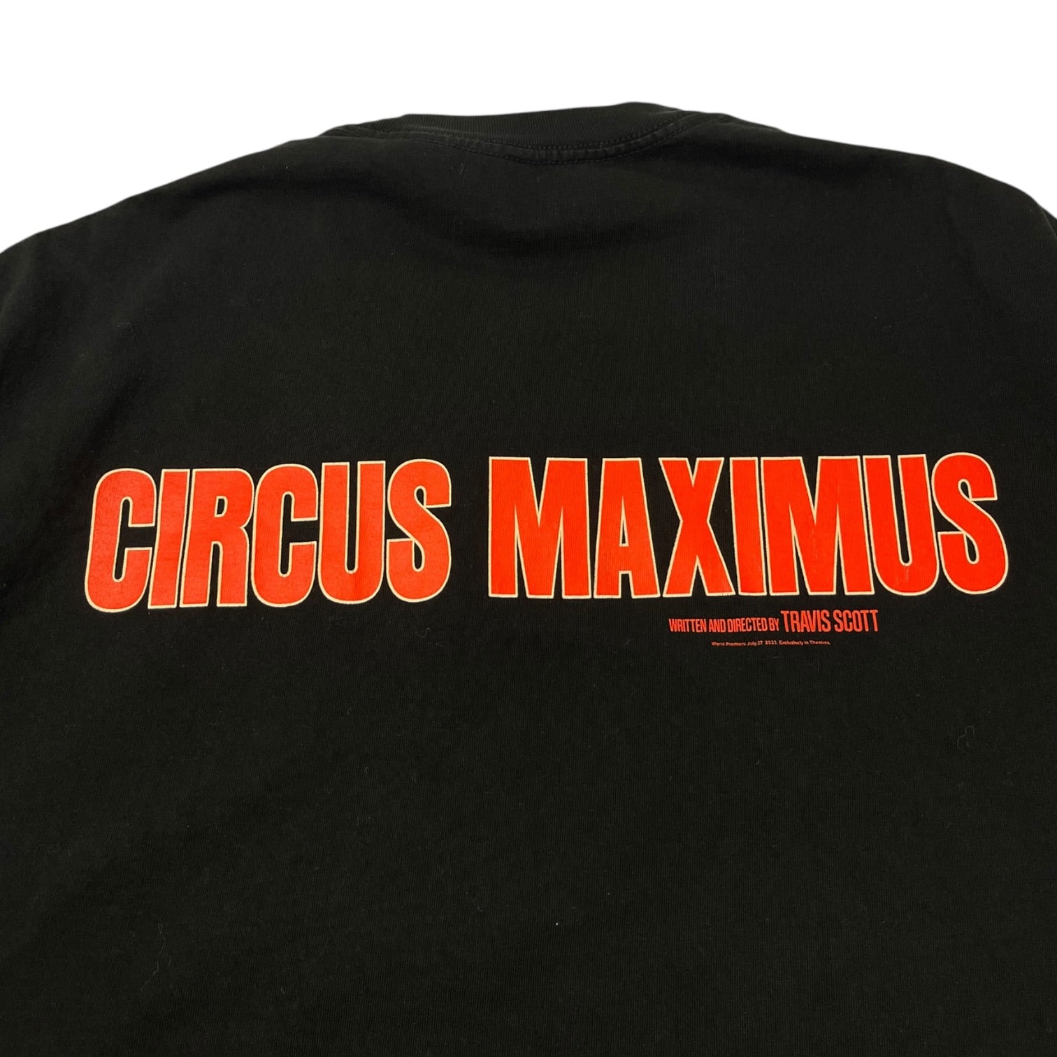Travis Scott Utopia Circus Maximus T-Shirt Black