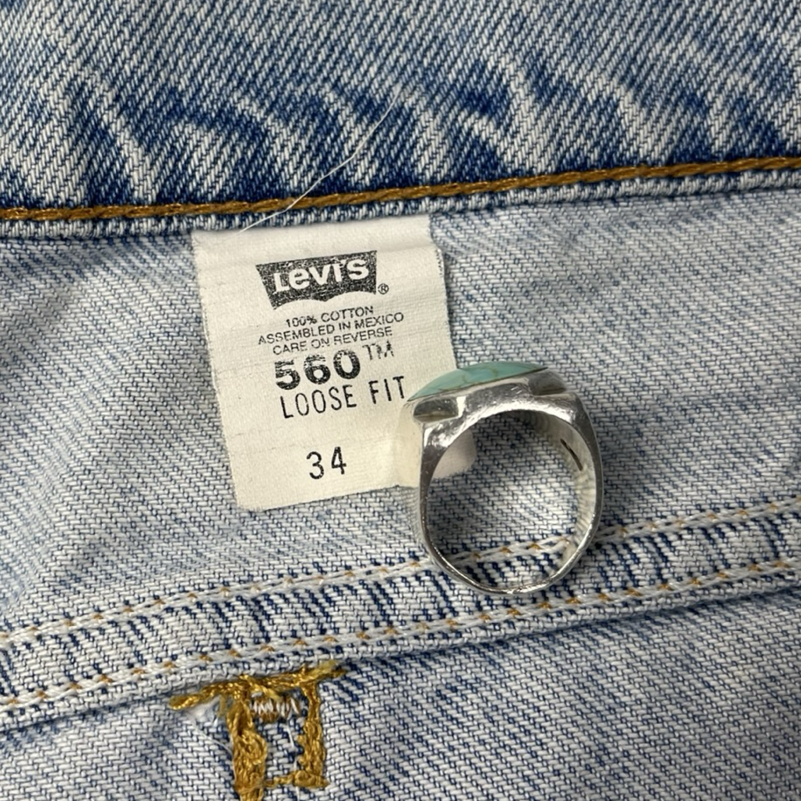 Vintage Levi's 560 Distressed Denim Shorts