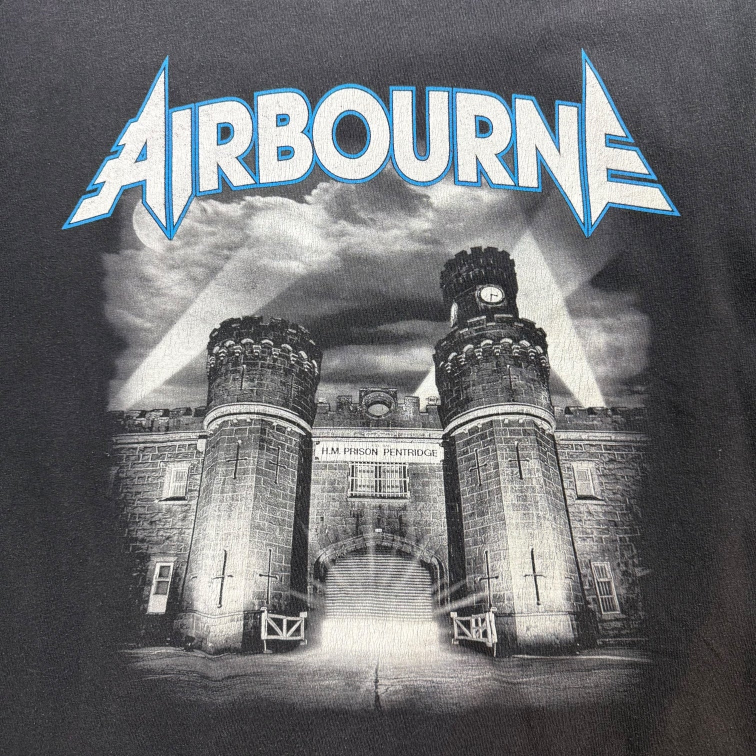 Vintage Airbourne Prison Tee Black