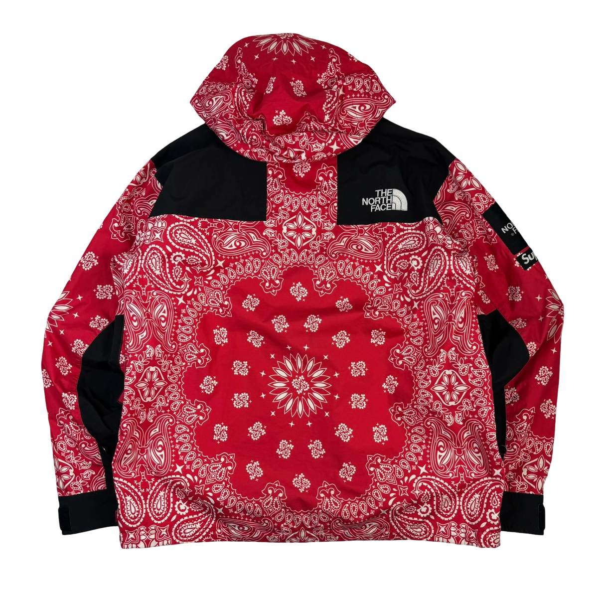 FW14 Supreme x The North Face Bandana Mountain Jacket Red
