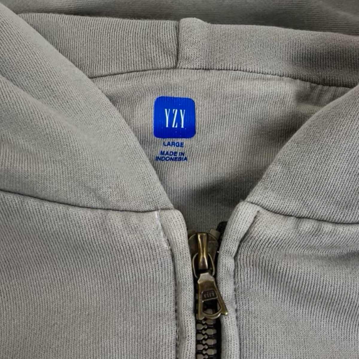 Yeezy x Gap Double Layer Cotton Construction Zip-Up Hoodie
