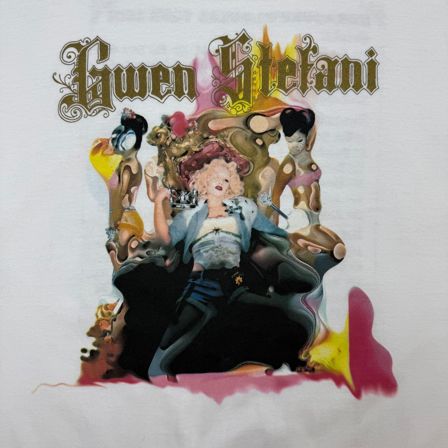 2005 Gwen Stefani Harajuku Lovers Tour Tee White
