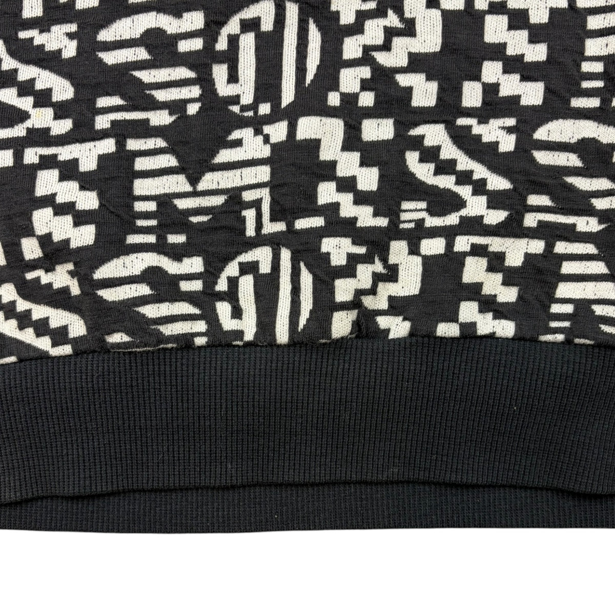 Missoni Logo Knit Polo Black/White