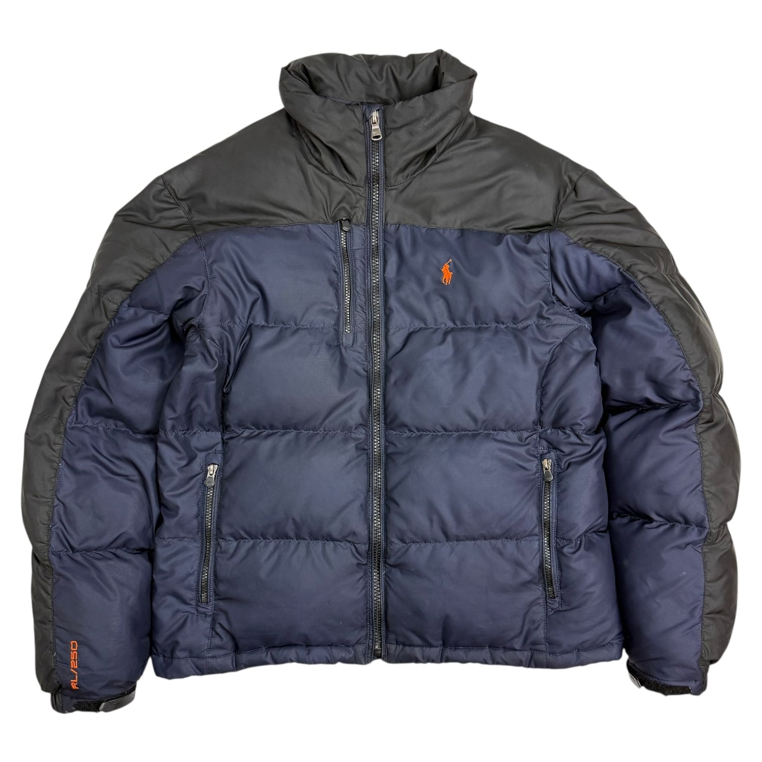 Vintage Polo Ralph Lauren RL250 Down Puffer Jacket Blue/Black