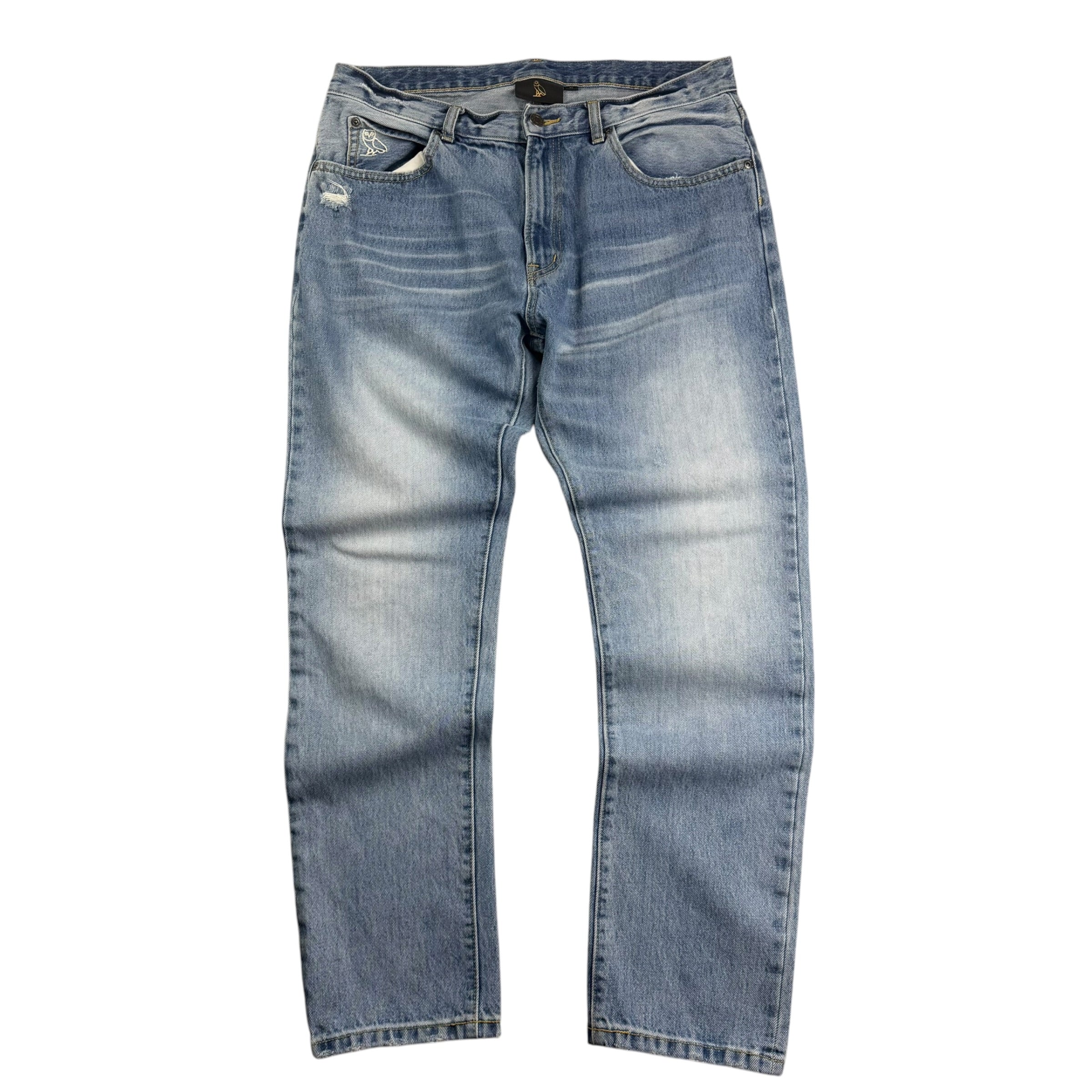 OVO Light Wash Denim Jeans Blue