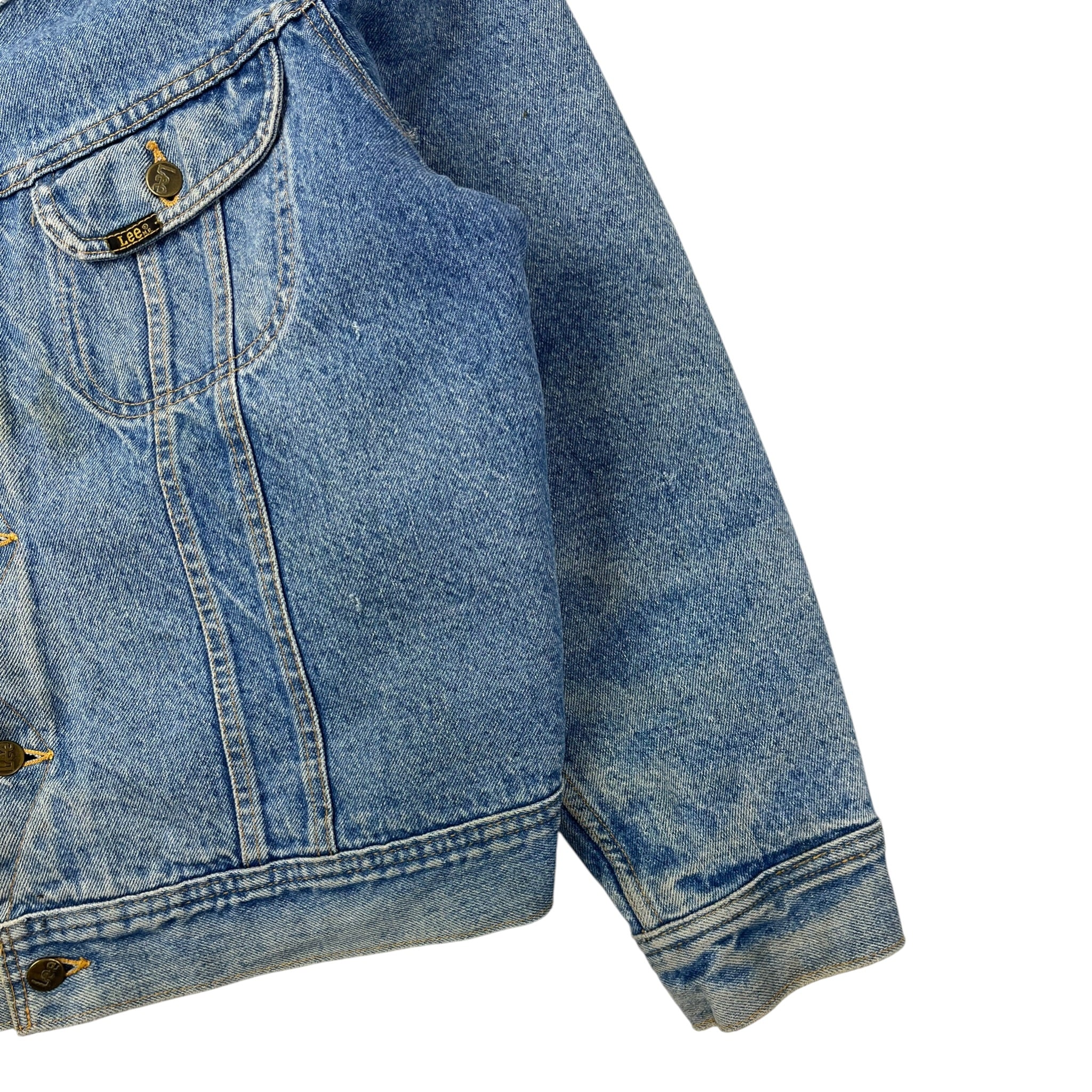 Vintage Storm Rider Lee Lined Jacket Medium Washed Blue