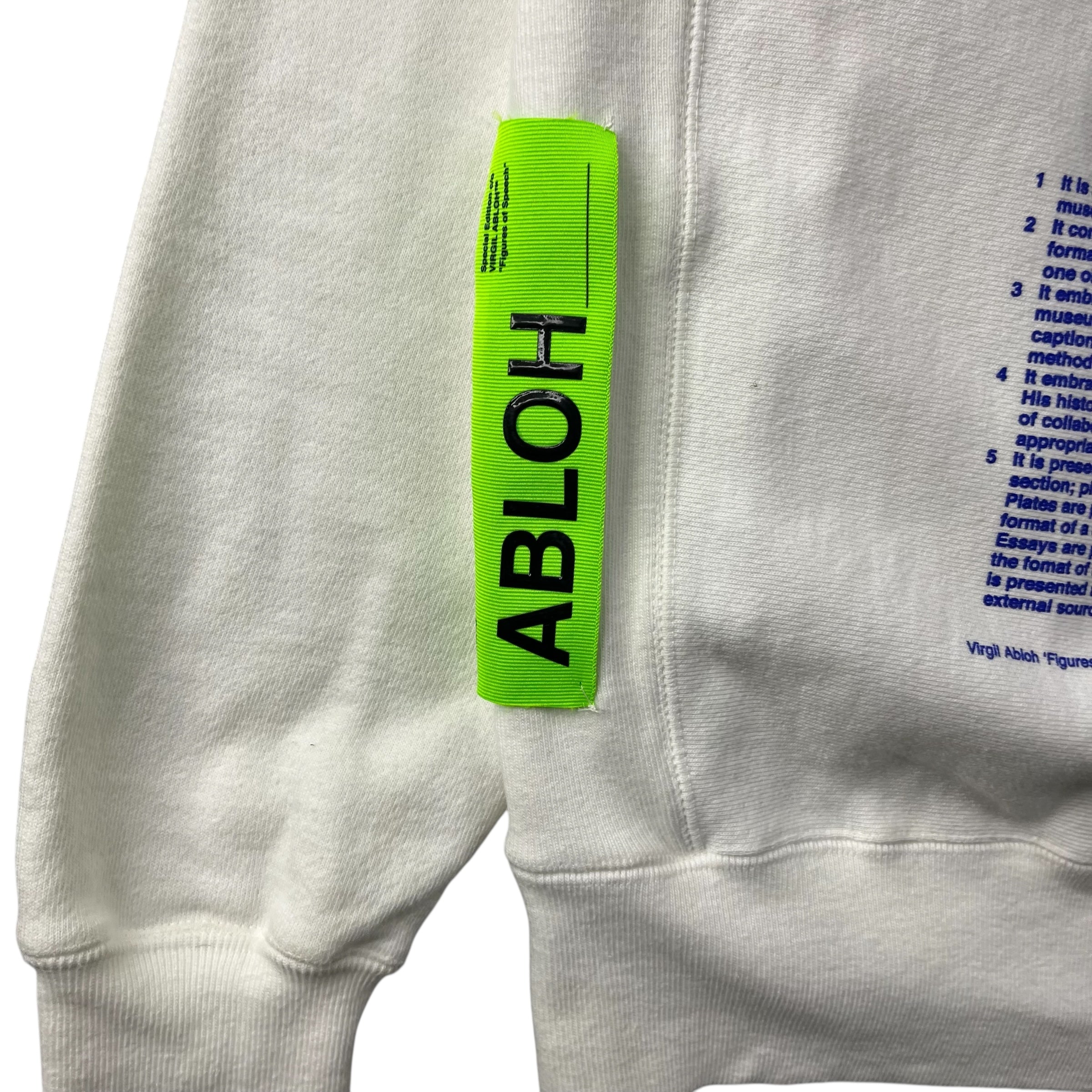 Virglil Abloh Pyrex ICA hoodie White