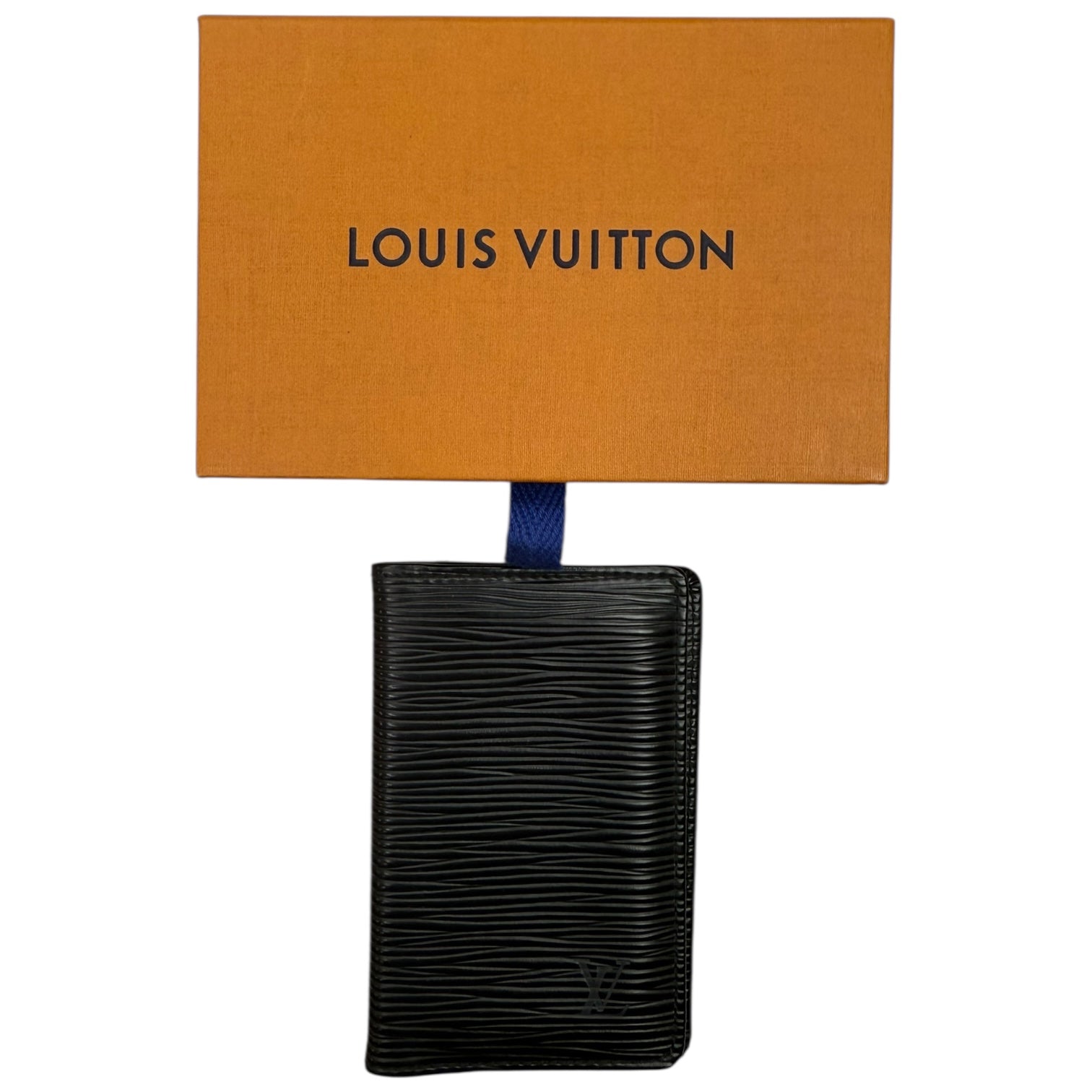Louis Vuitton Epi Black Leather Card Holder