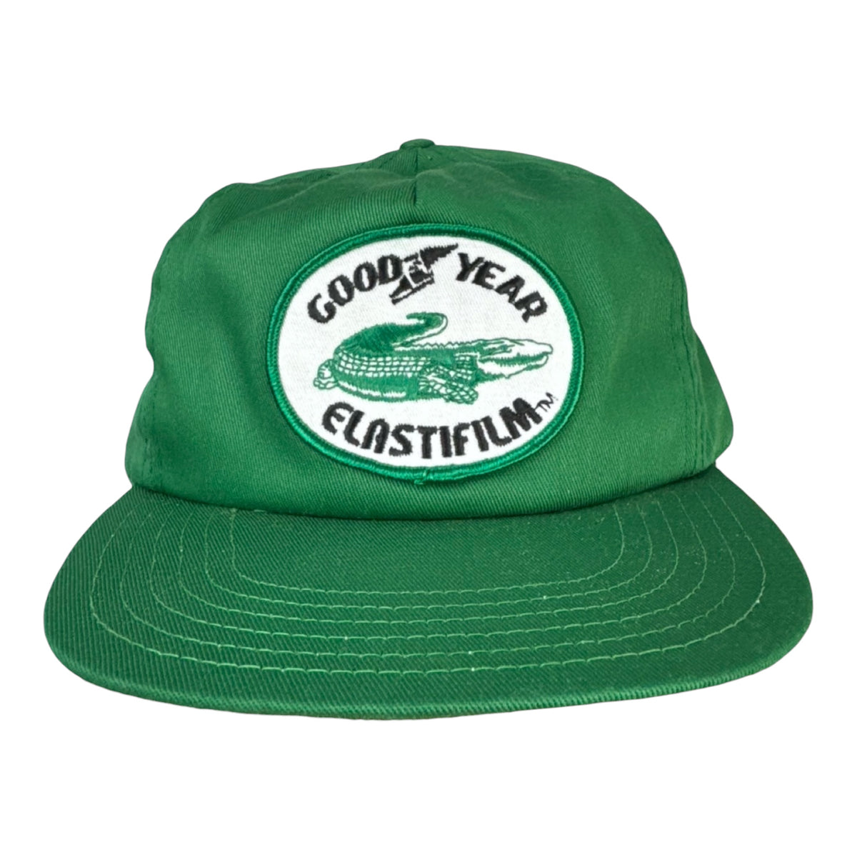 Vintage Good Year Elastifilm Alligator Logo Promotional Hat