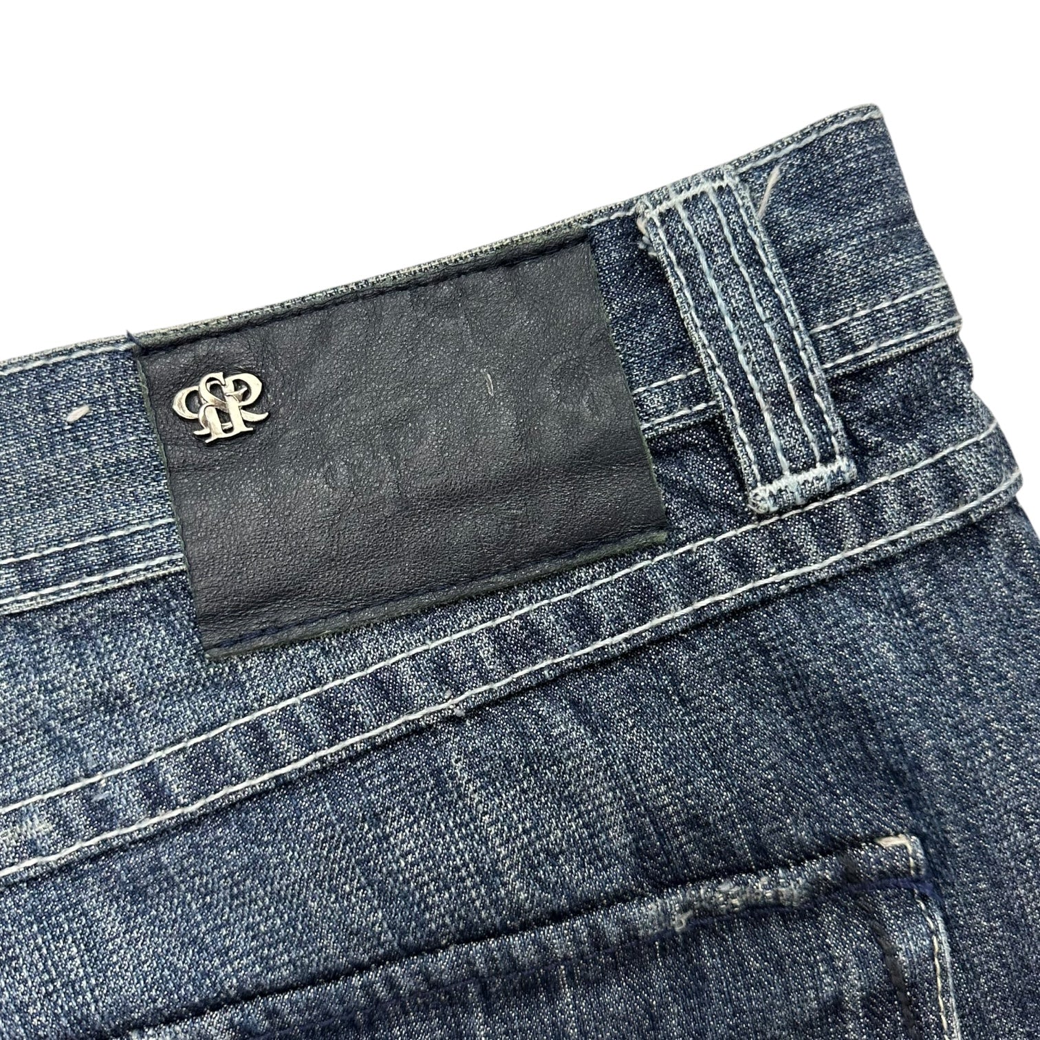 Vintage Y2K Pelle Pelle Dark Wash Denim Pants