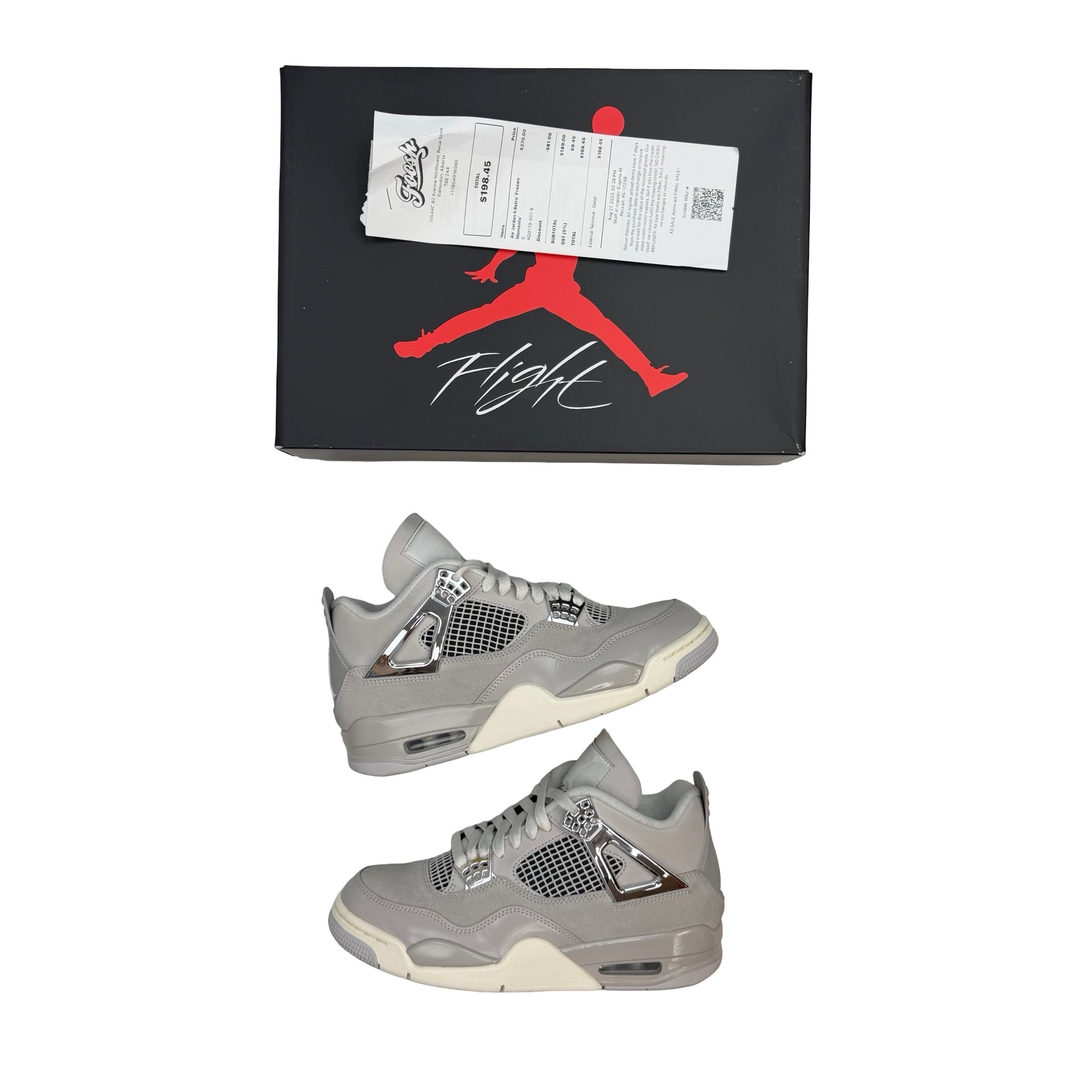 (W) Jordan 4 Frozen Moments (Used)