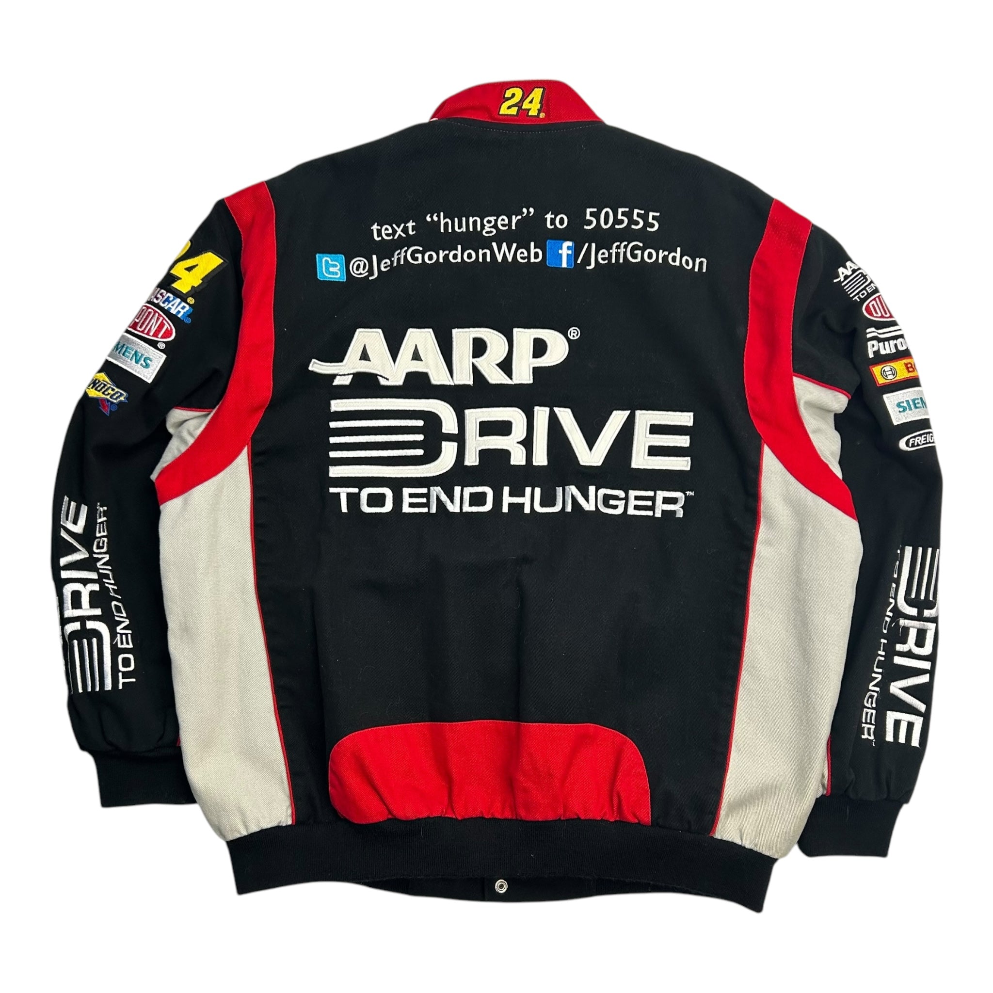 Jeff Gordon x Jeff Hamilton Design AARP Racing Jacket Black